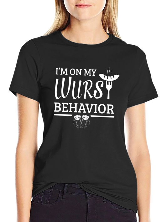 Wurst Behavior T-Shirt - Funny Food Tee