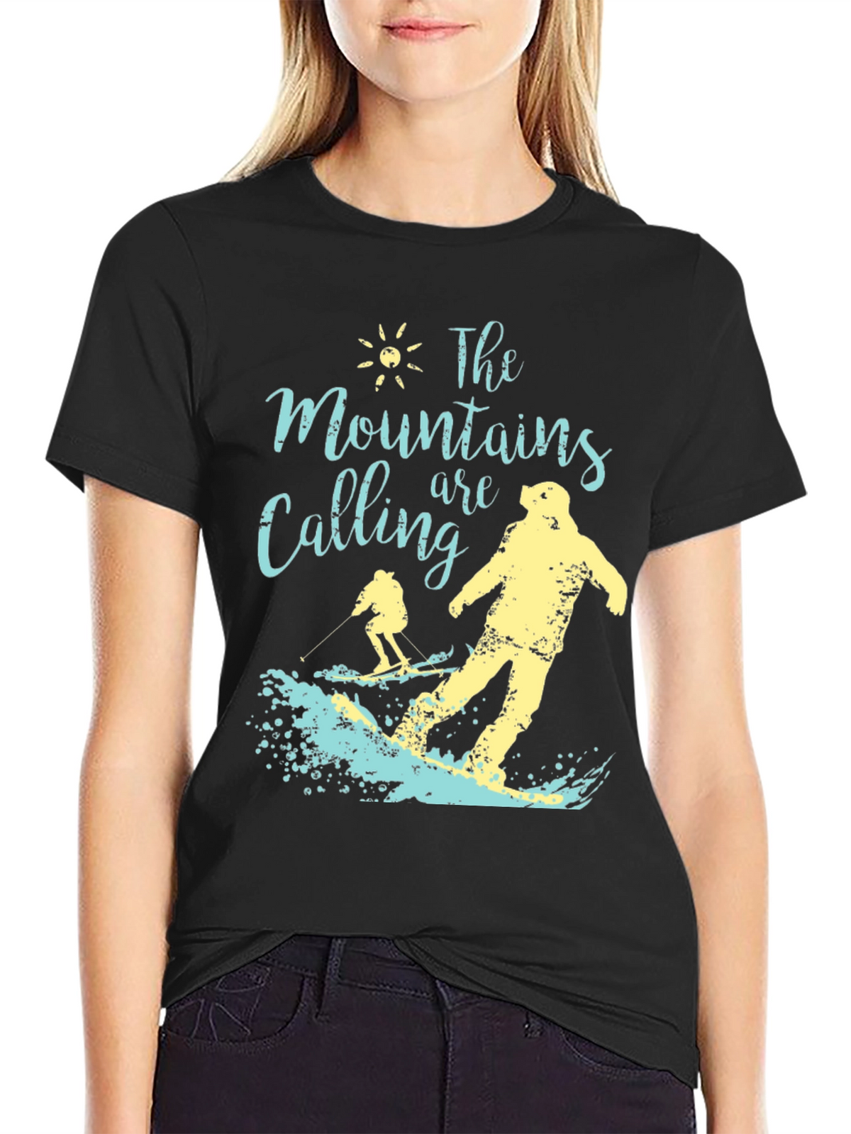 Mountains Are Calling Ski T-Shirt