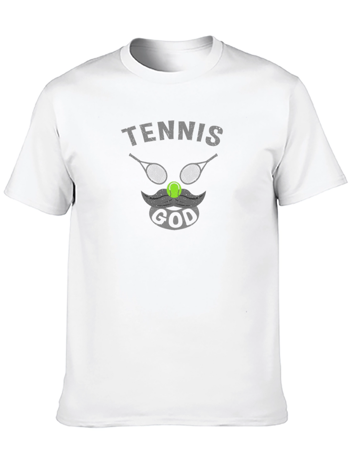 Tennis God Graphic Tee - Black