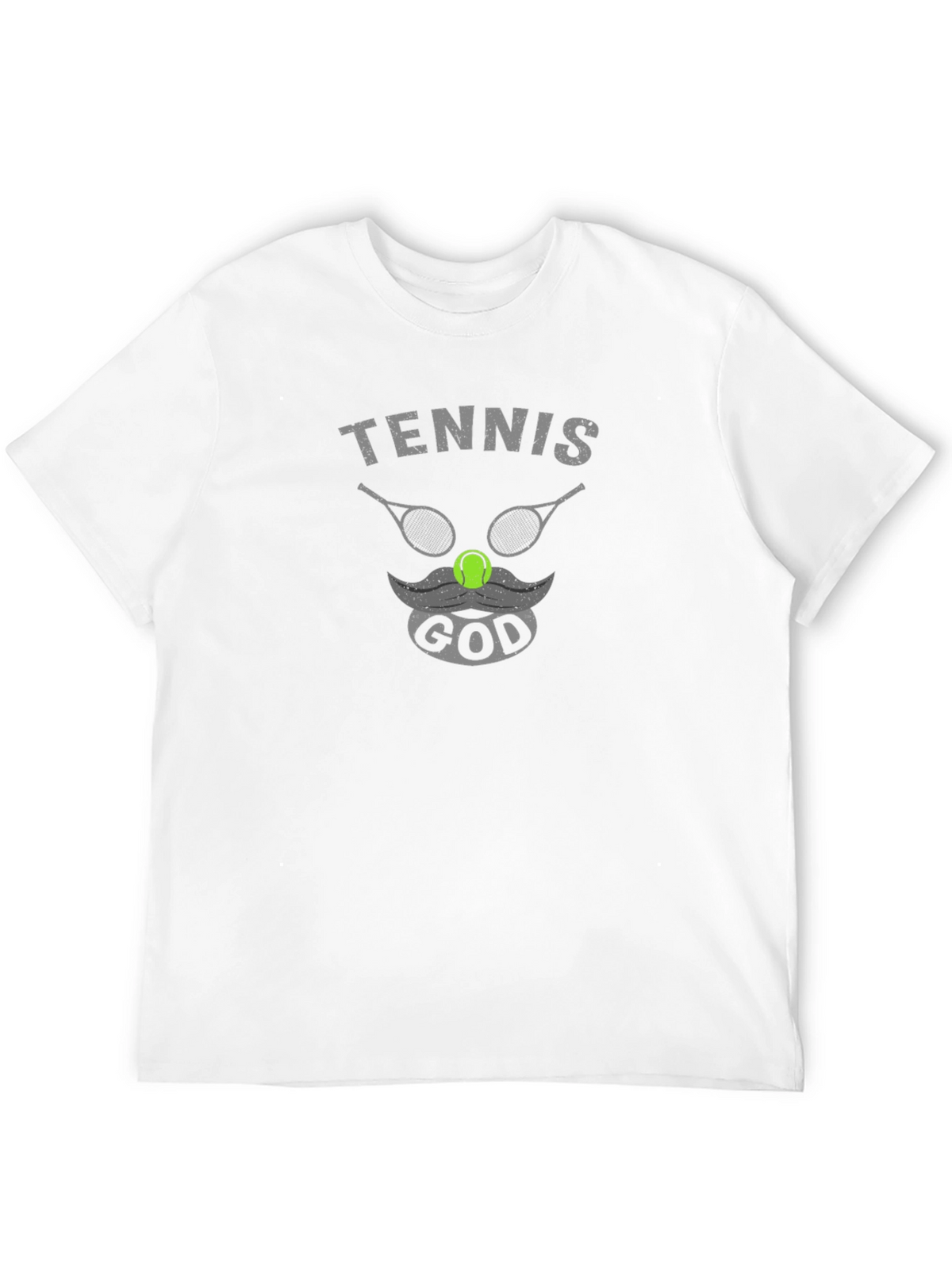 Tennis God Graphic Tee - Black