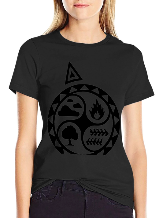 Elements T-Shirt: Earth Air Fire Water Symbol