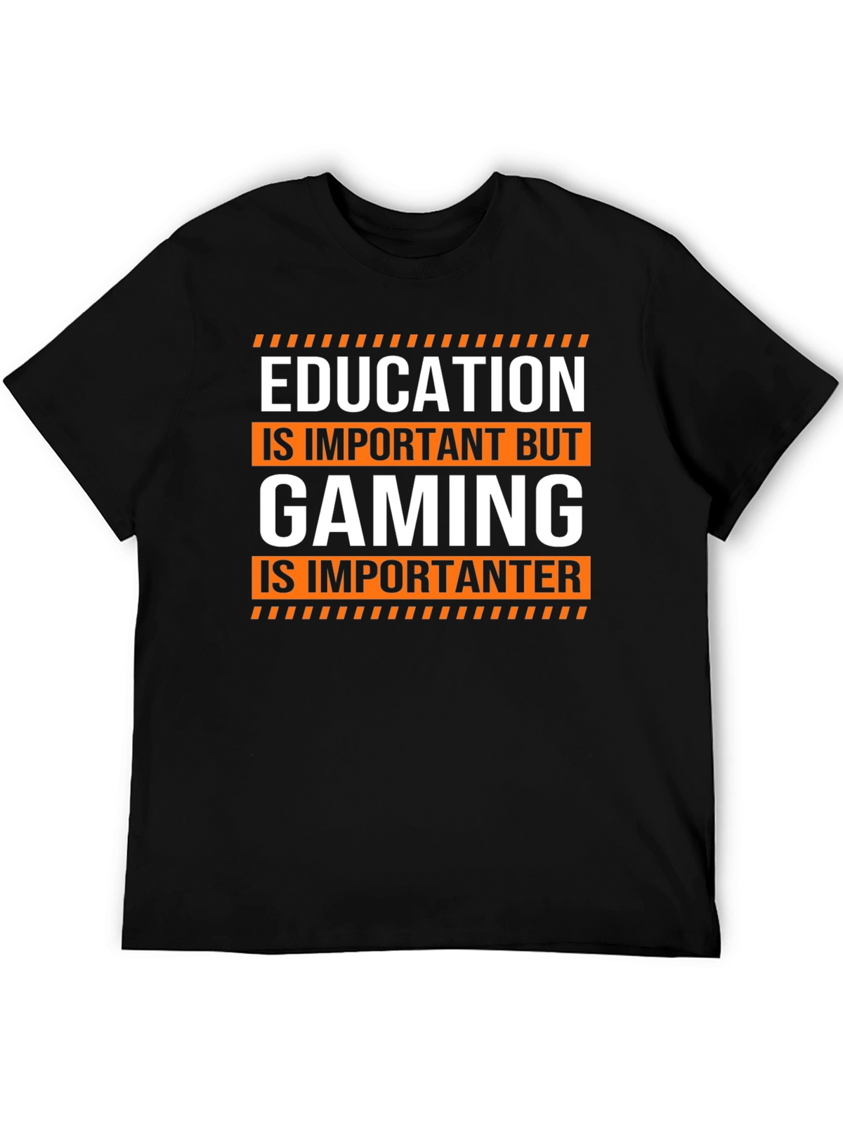 Funny Gaming T-Shirt: Education is Important But Gaming...