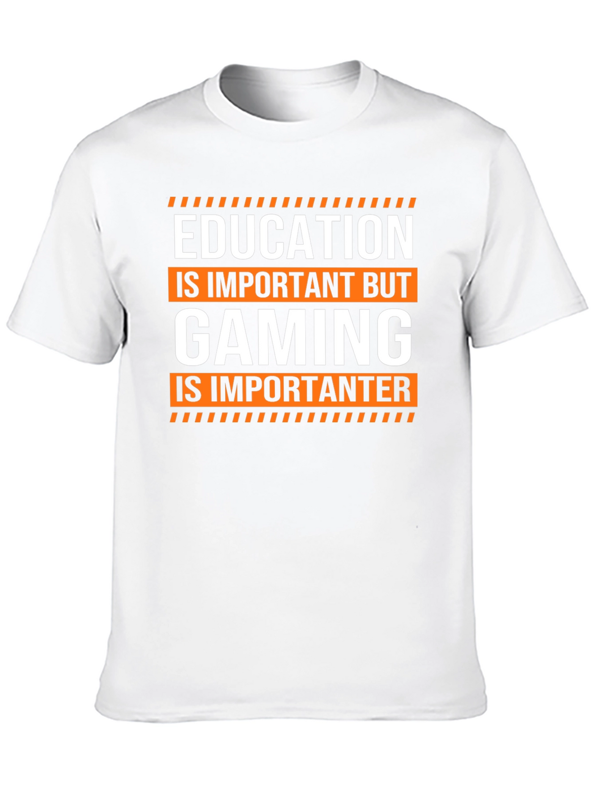 Funny Gaming T-Shirt: Education is Important But Gaming...