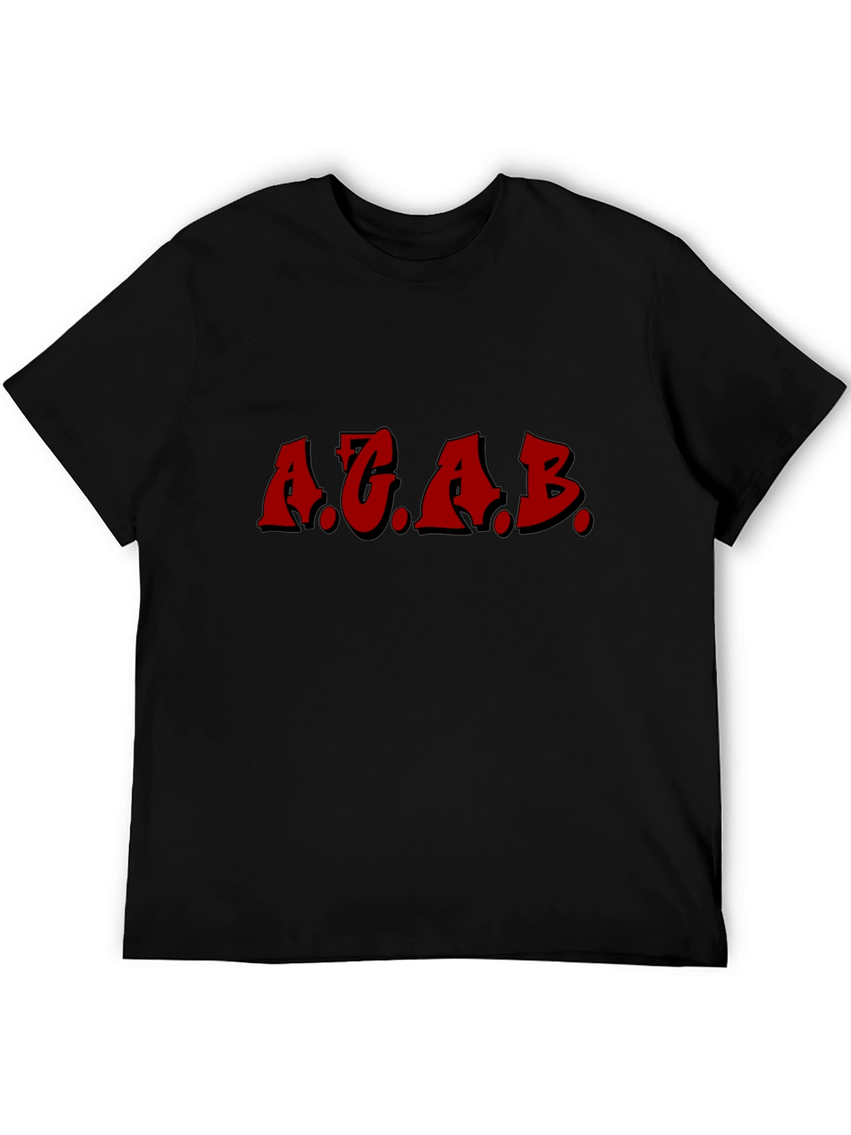 ACAB Graphic Tee - Black Crewneck T-Shirt