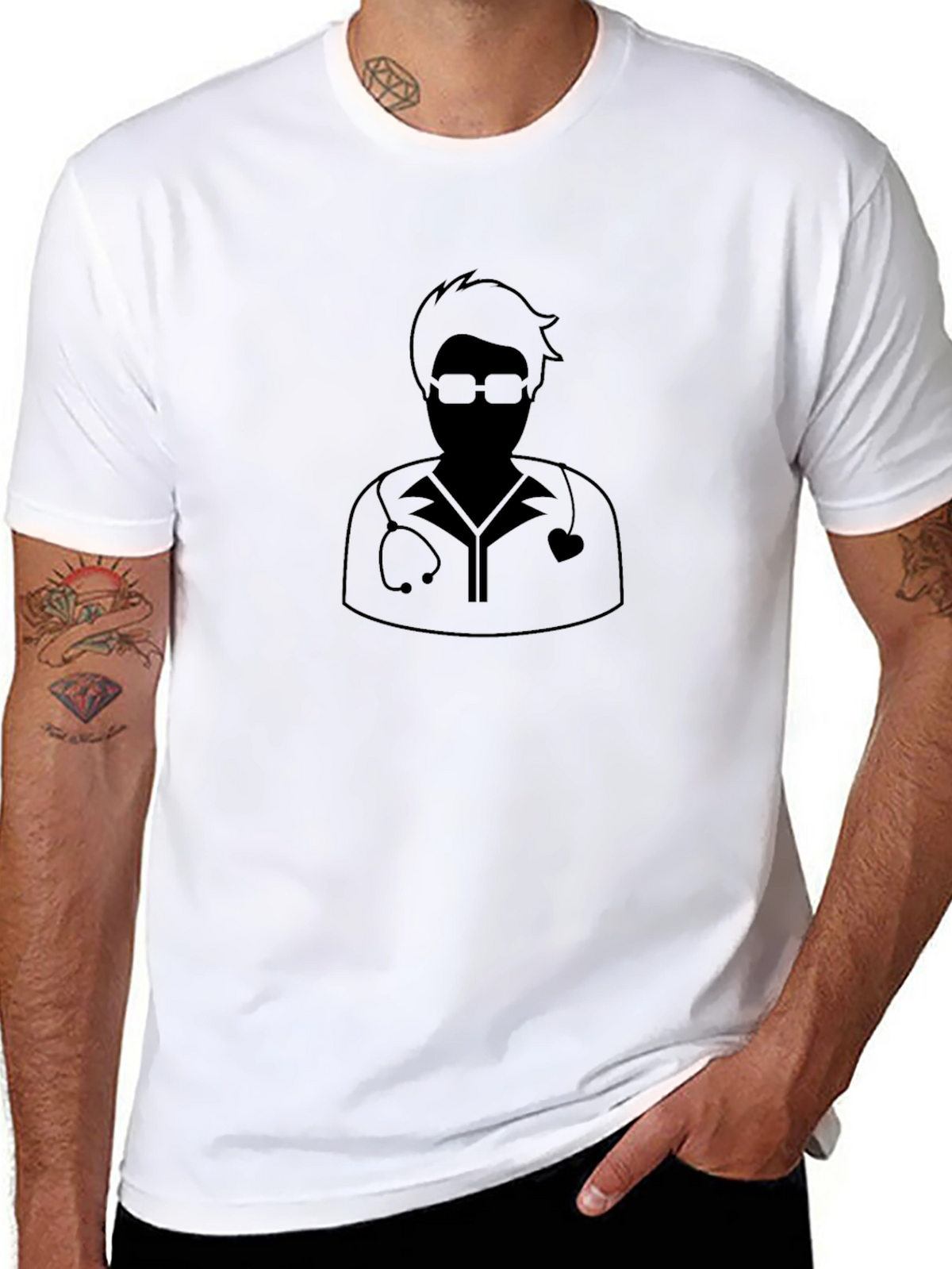 Doctor Silhouette Graphic T-Shirt