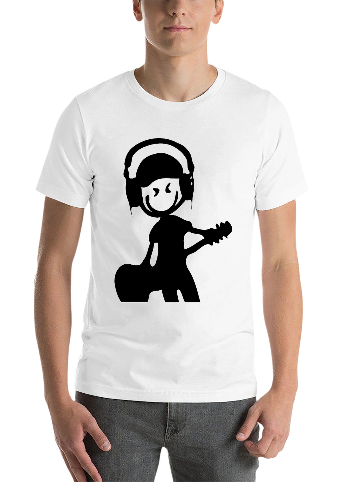 Stick Figure Musician T-Shirt