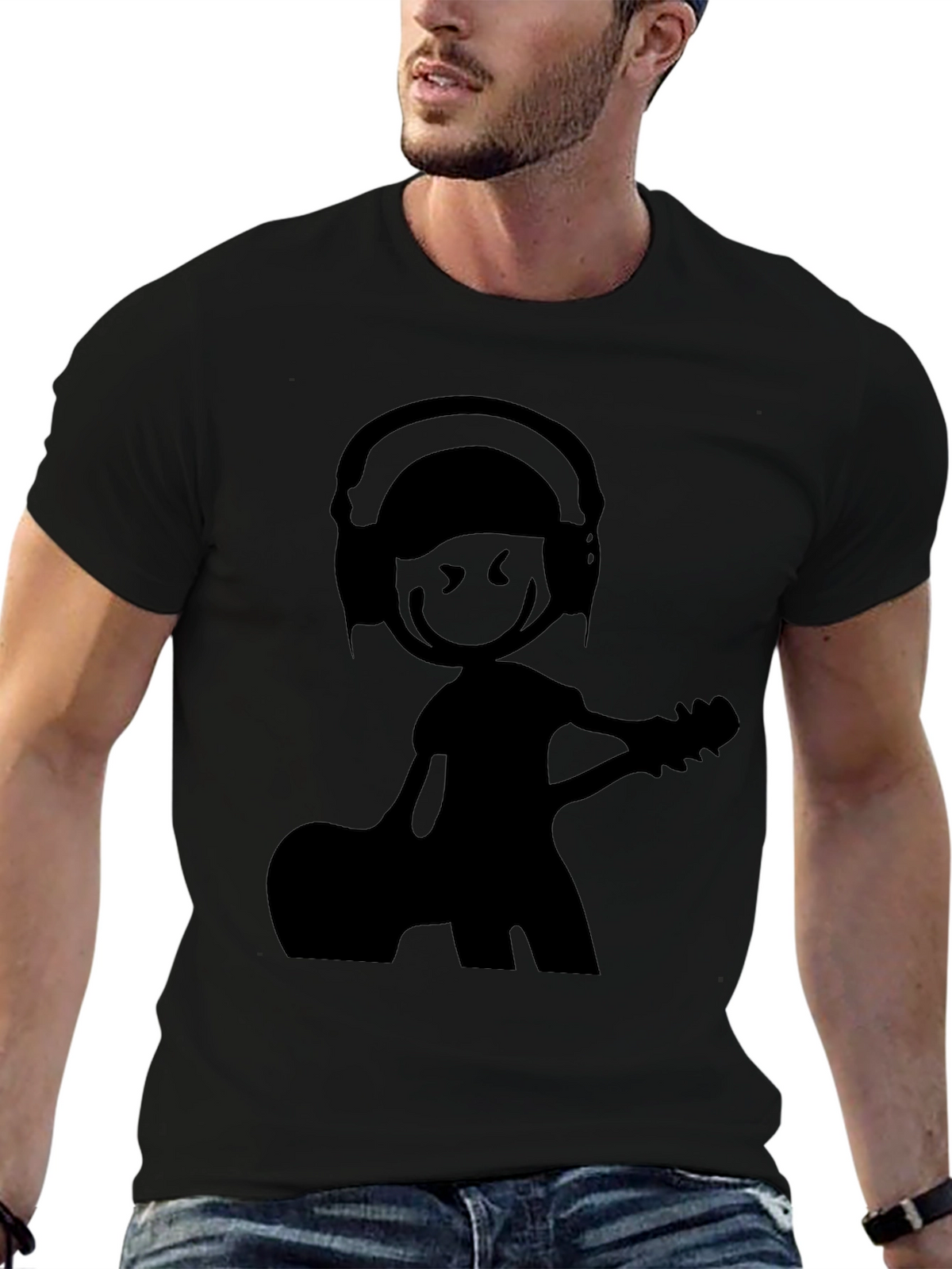 Stick Figure Musician T-Shirt