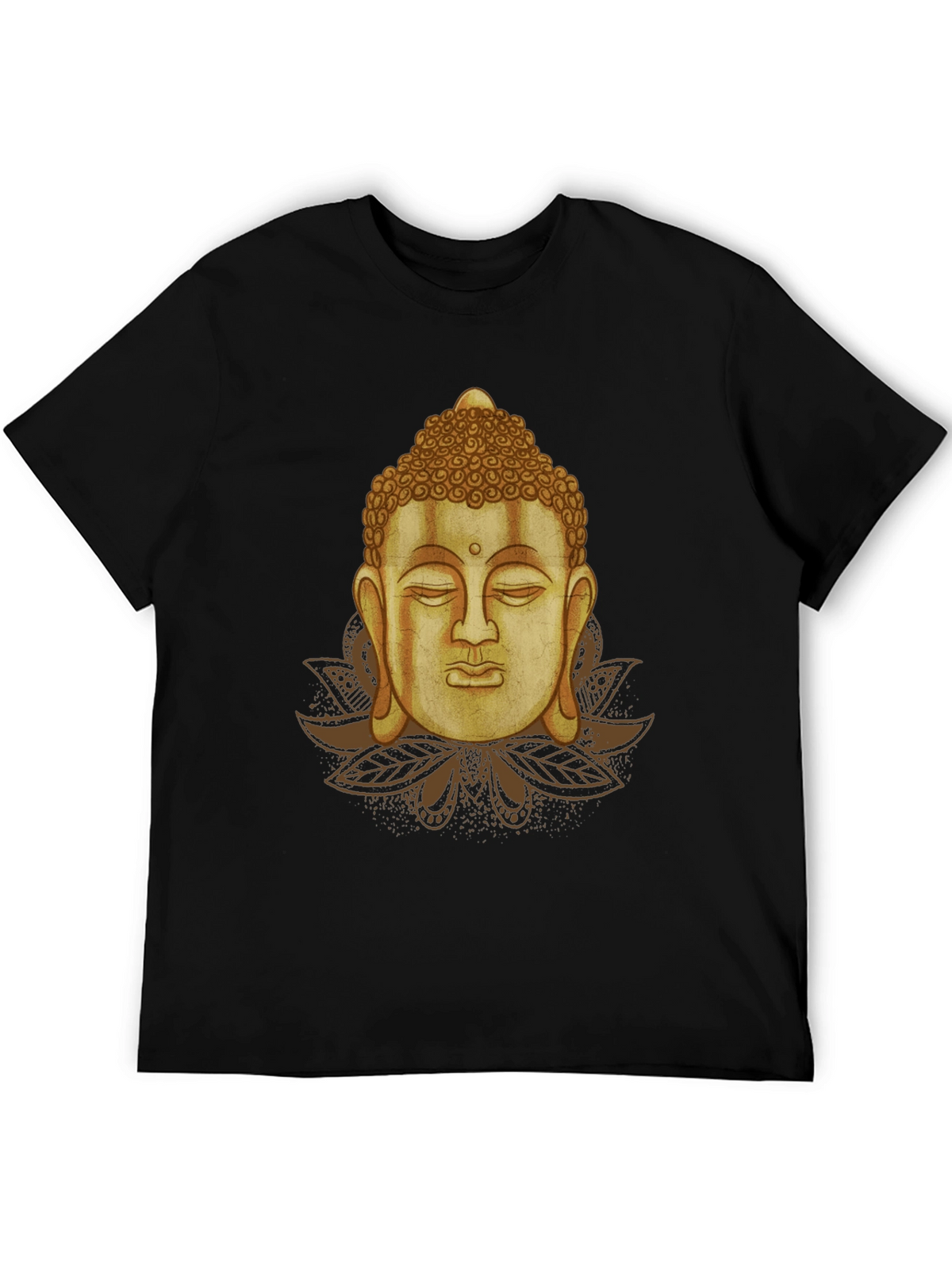 Buddha Graphic Black T-Shirt