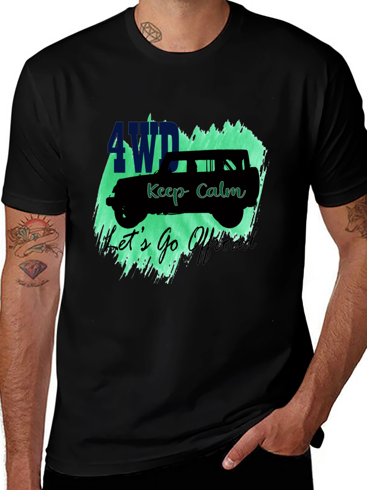 AWD Off-Road Adventure T-Shirt - Keep Calm