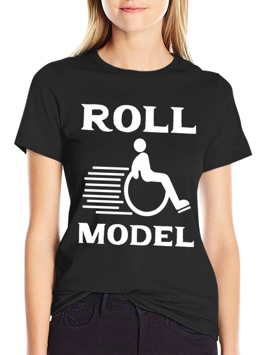 Roll Model Graphic Tee - Black Unisex T-Shirt