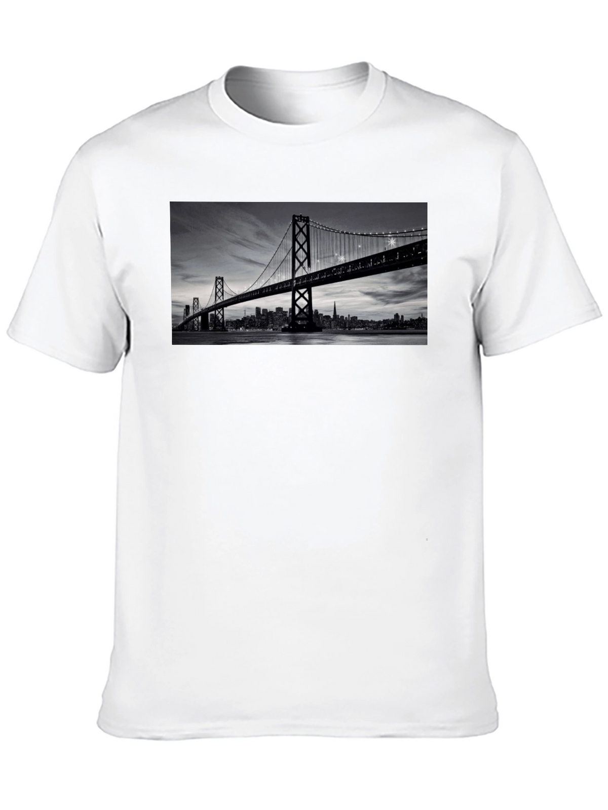 San Francisco Bridge Black T-Shirt