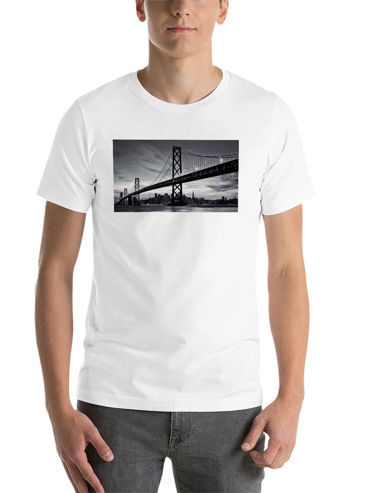 San Francisco Bridge Black T-Shirt