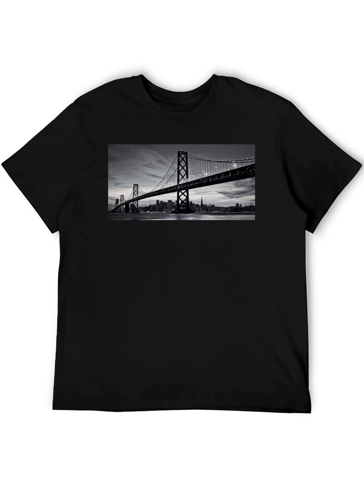 San Francisco Bridge Black T-Shirt