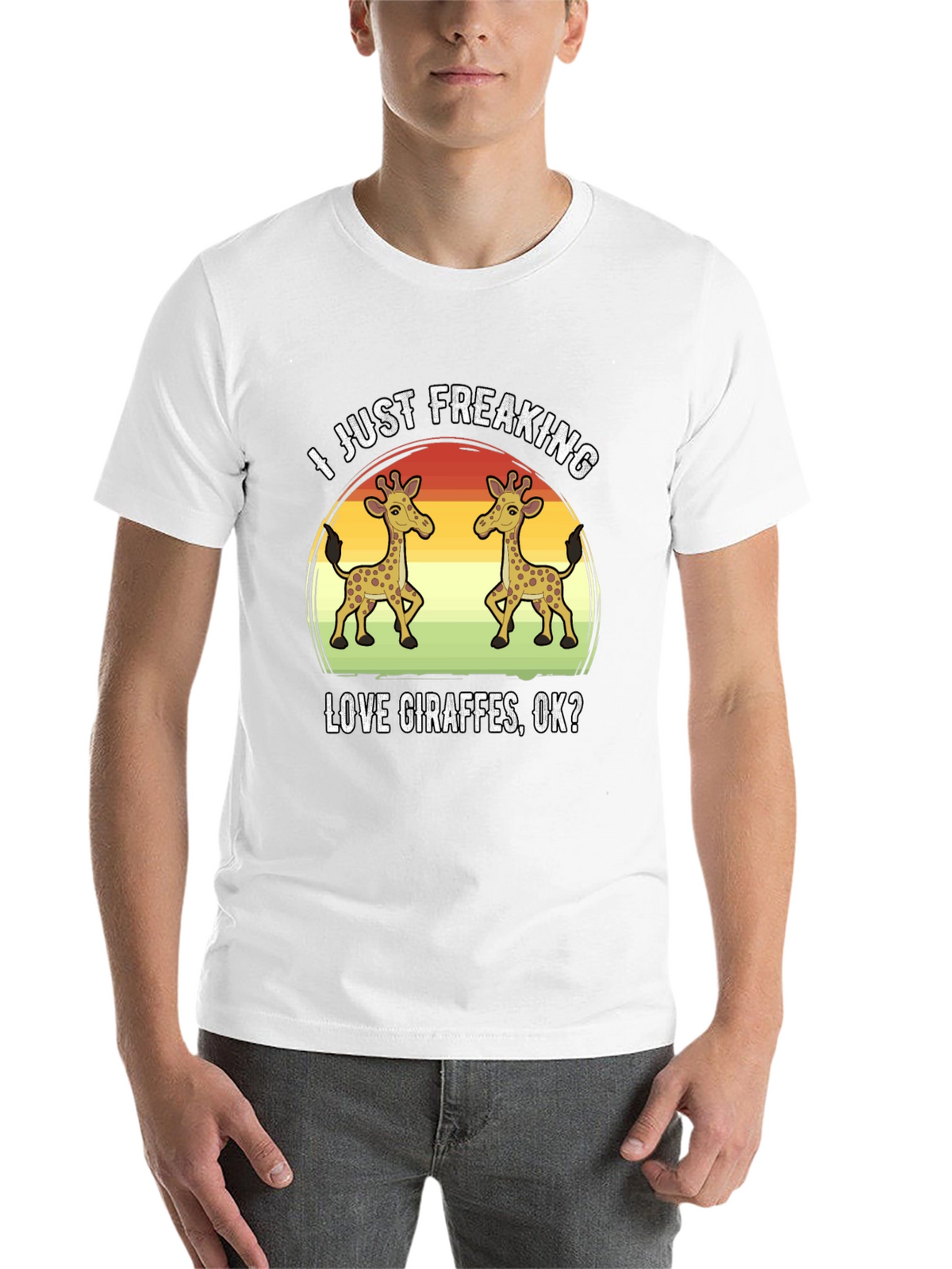 I Just Freaking Love Giraffes T-Shirt