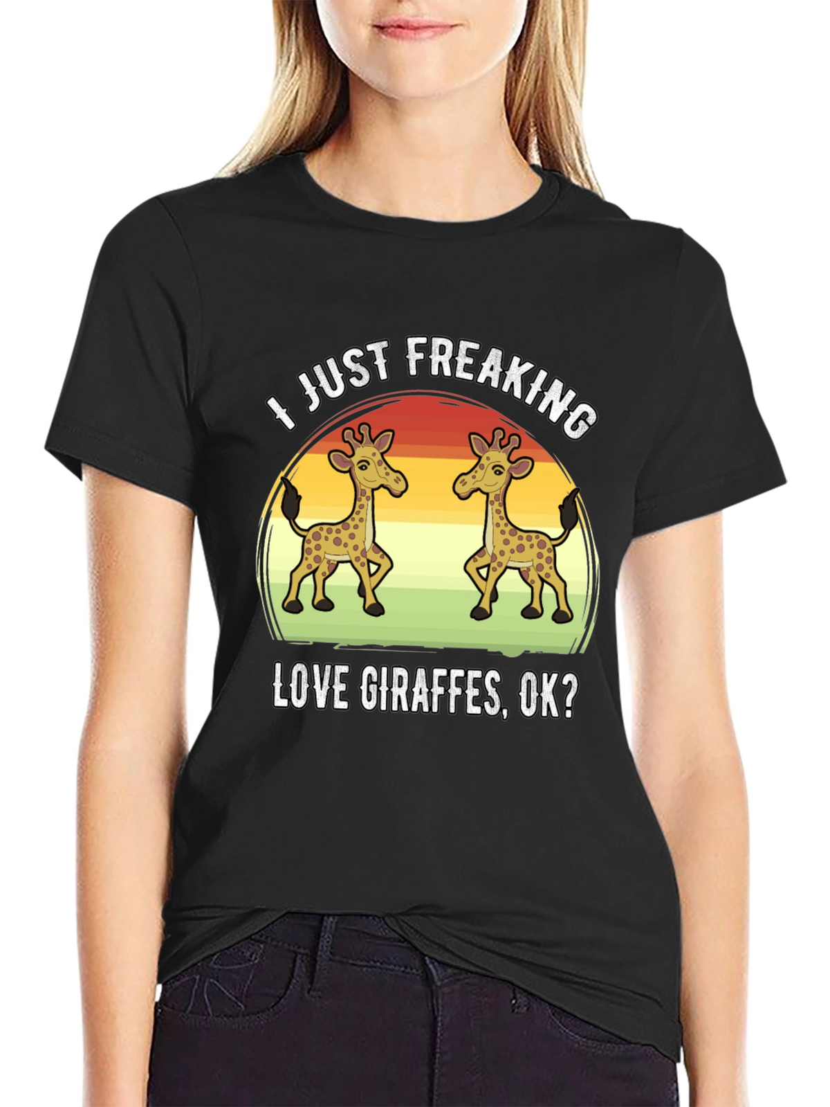 I Just Freaking Love Giraffes T-Shirt