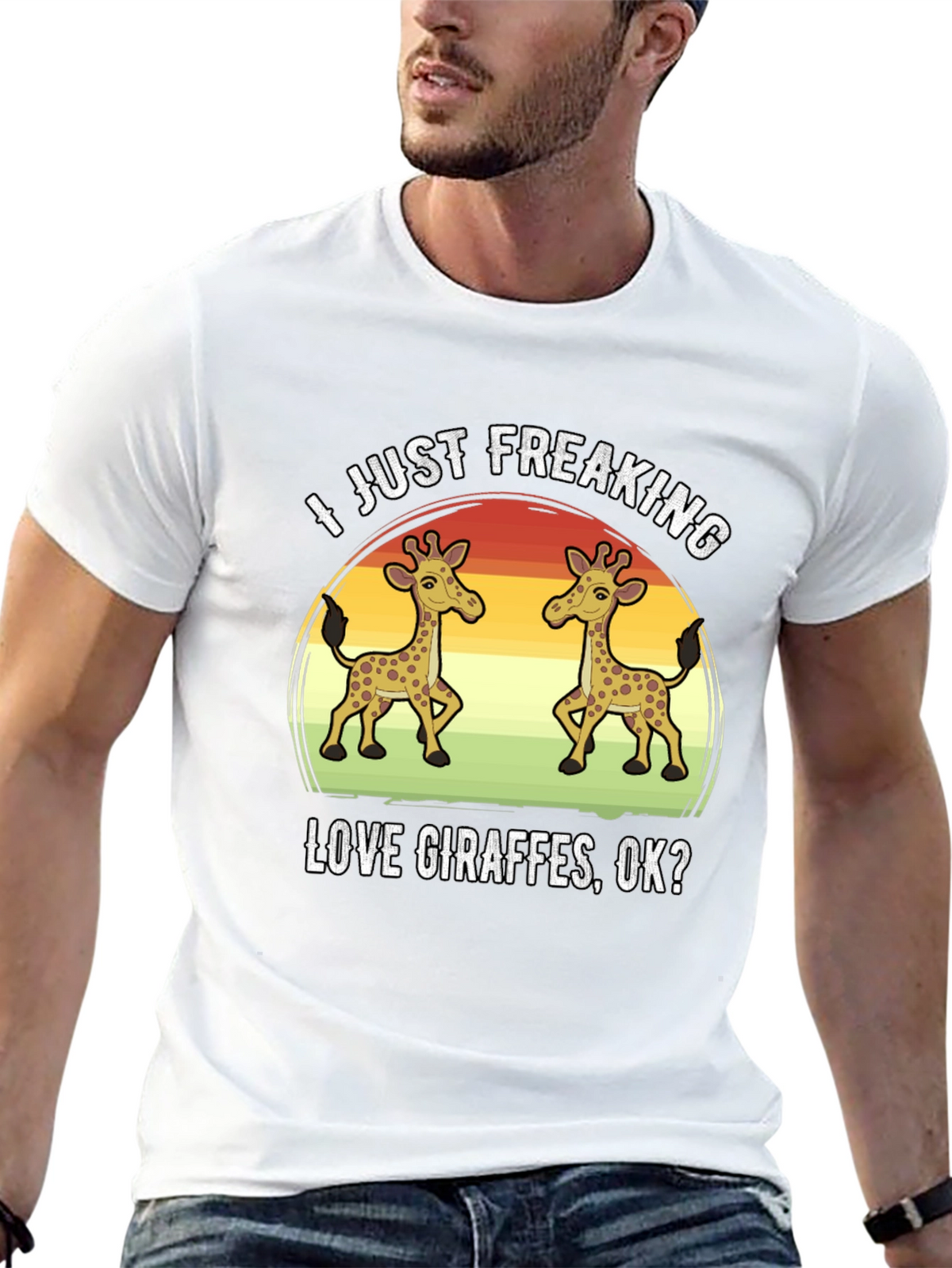 I Just Freaking Love Giraffes T-Shirt