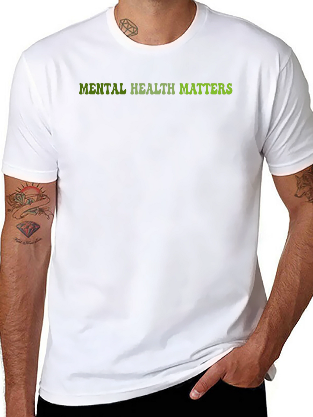 Mental Health Matters Black Graphic Tee