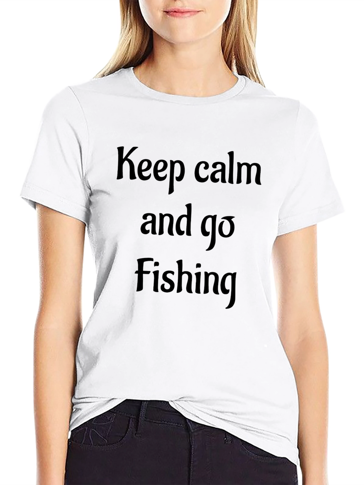 Keep Calm and Go Fishing Graphic Tee