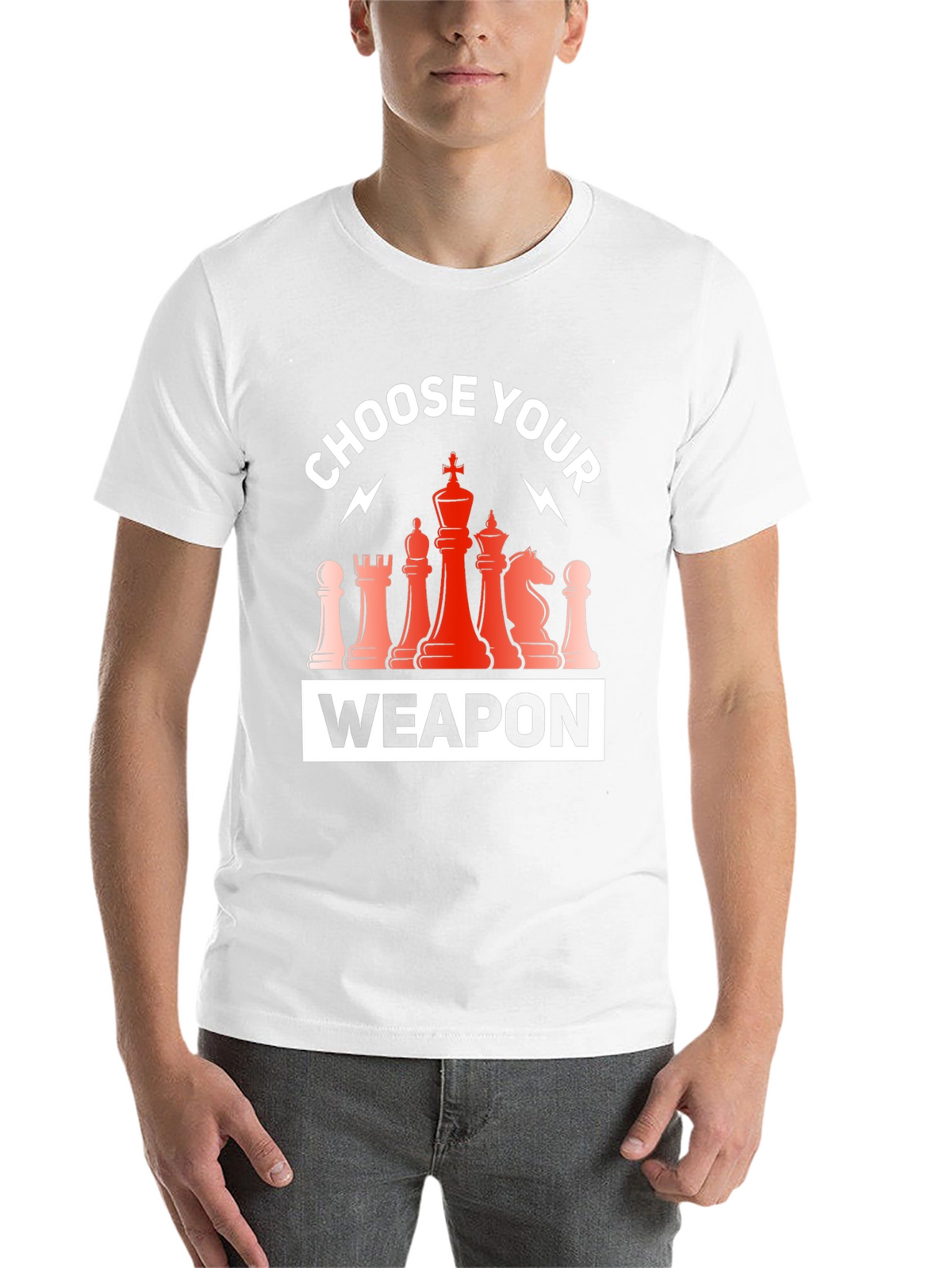 Choose Your Weapon Chess T-Shirt