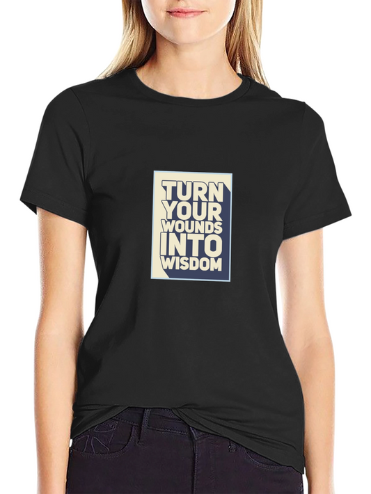 Wisdom Graphic Tee - Motivational T-Shirt