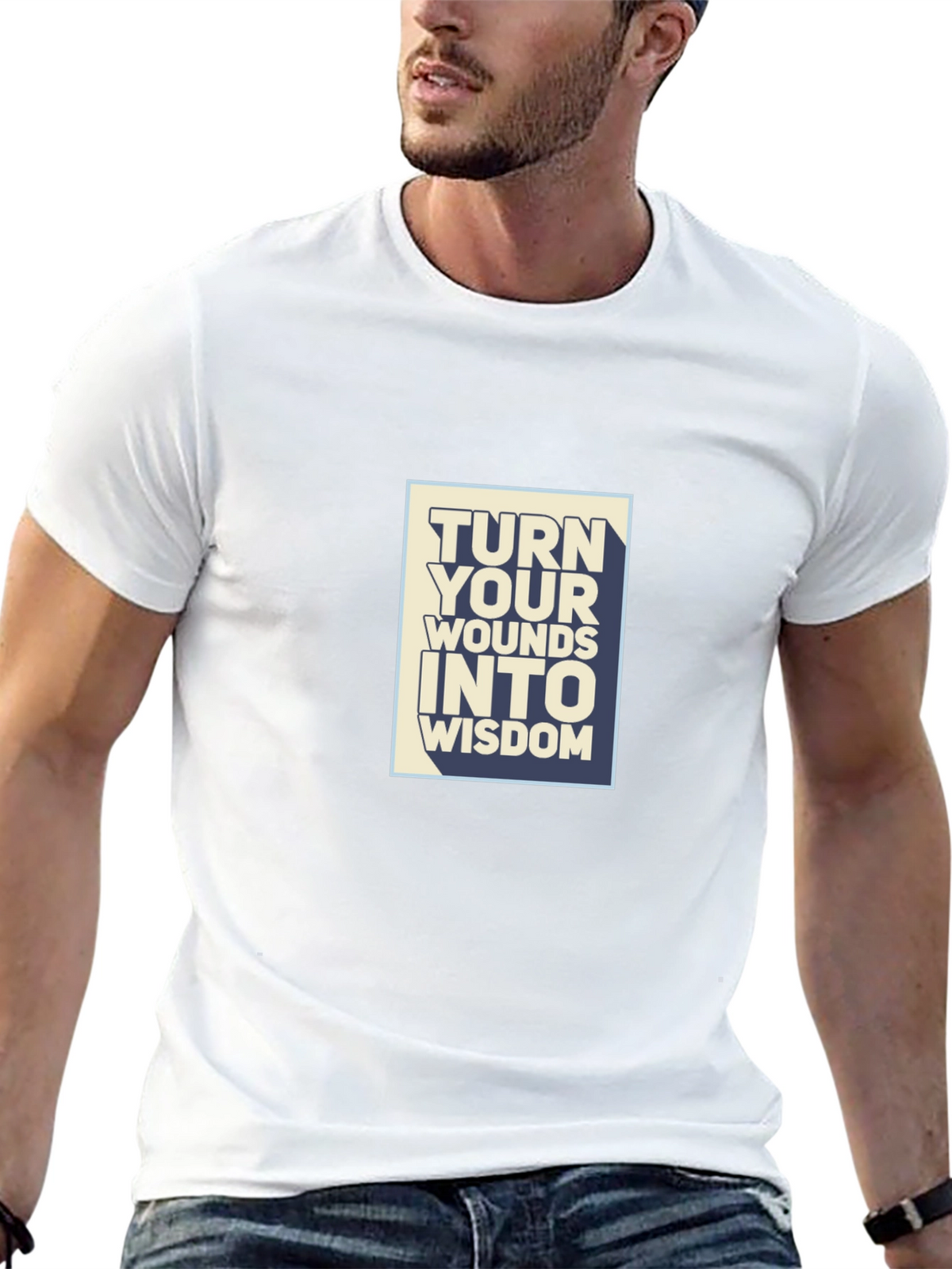 Wisdom Graphic Tee - Motivational T-Shirt