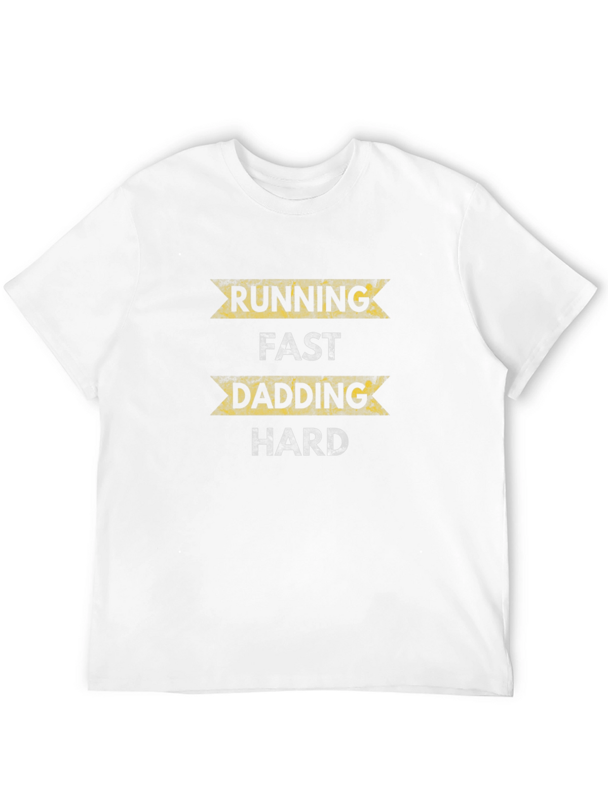 Running Fast Dadding Hard Black T-Shirt