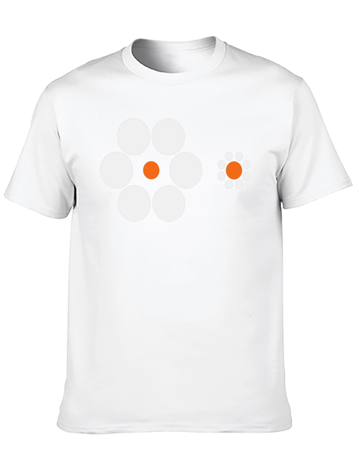 Optical Illusion T-Shirt - Black Crew Neck Tee