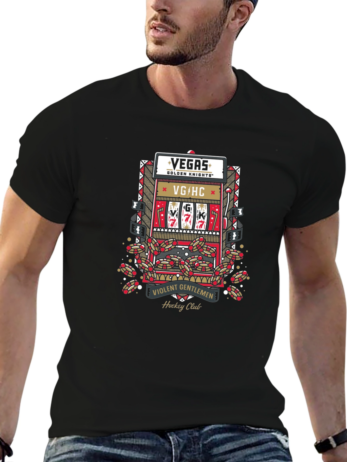 Vegas Golden Knights Violent Gentlemen Hockey Club Tee