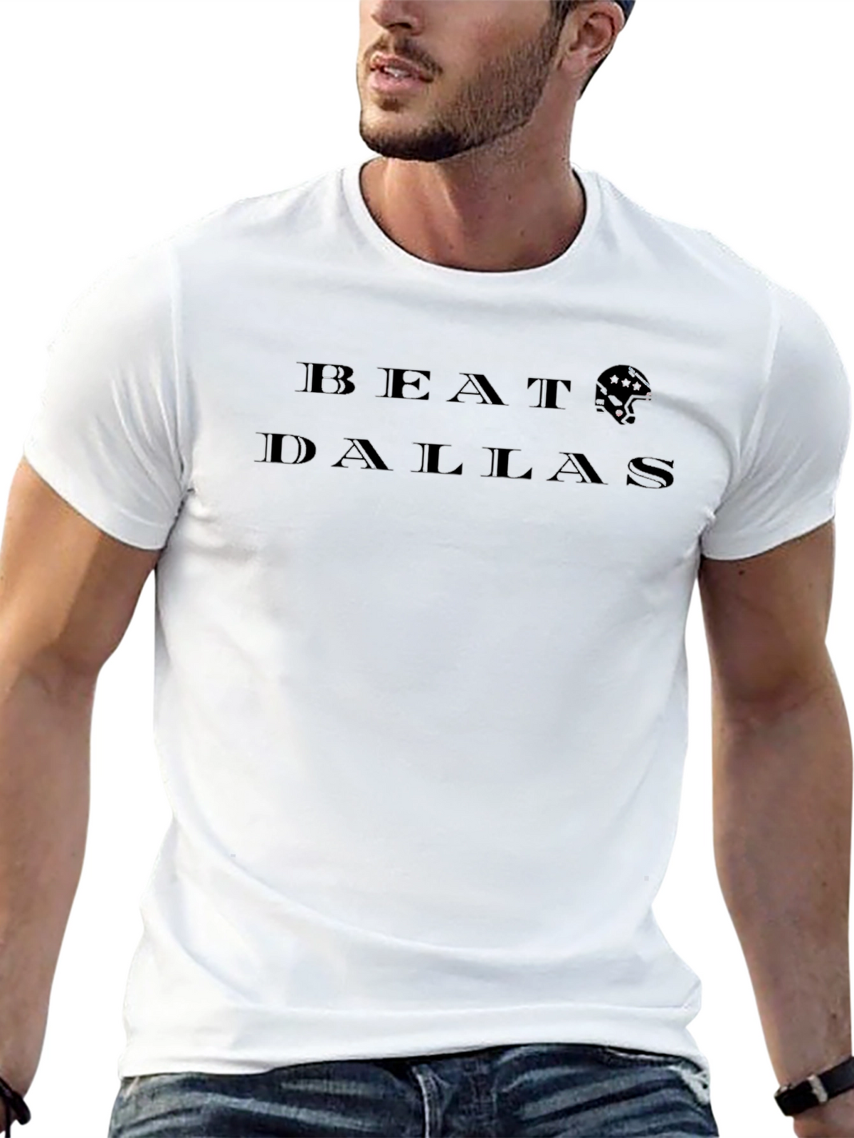Beat Dallas Football T-Shirt - Fan Apparel