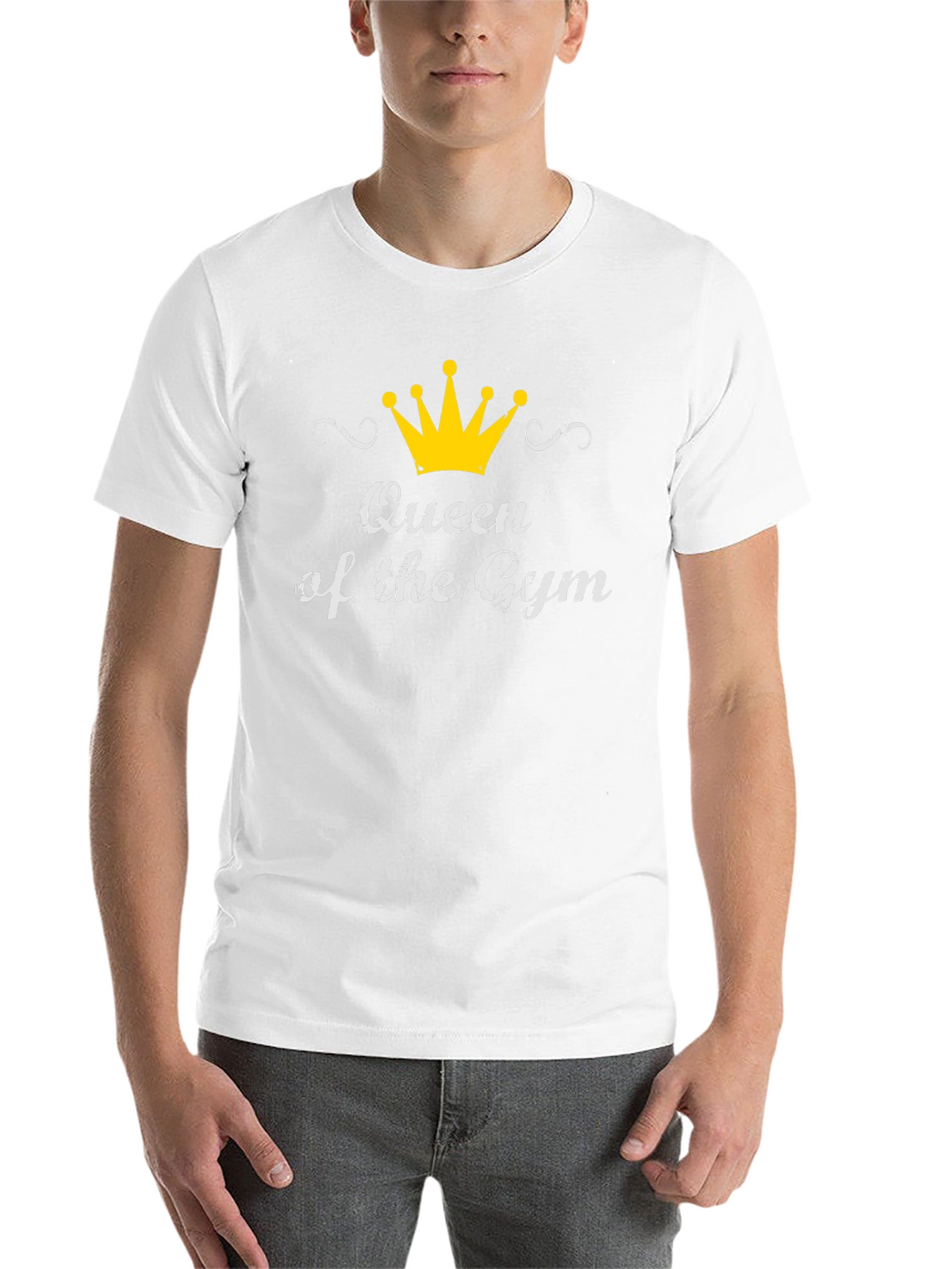 Queen of the Gym Black Graphic T-Shirt