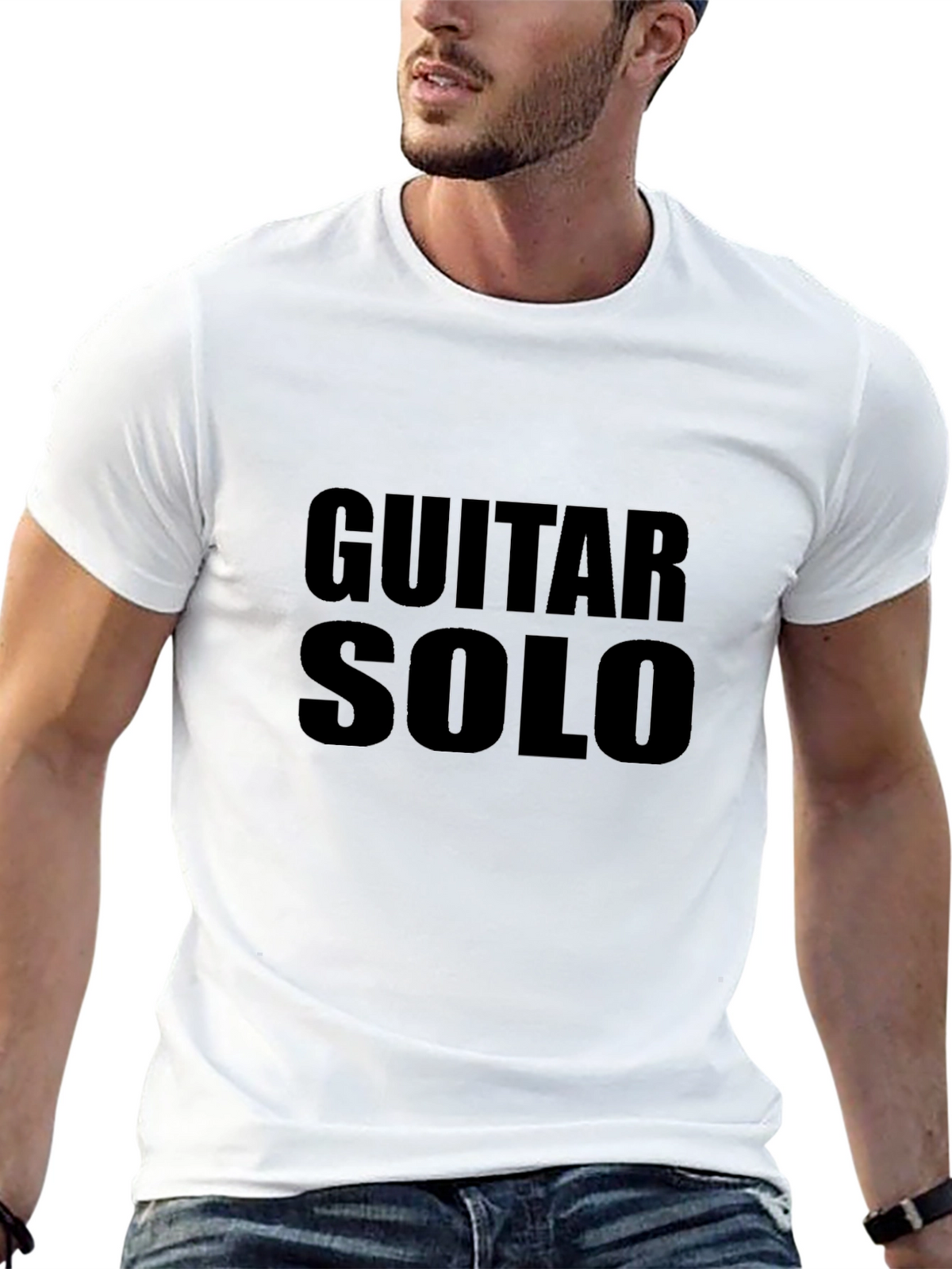 Guitar Solo Black T-Shirt