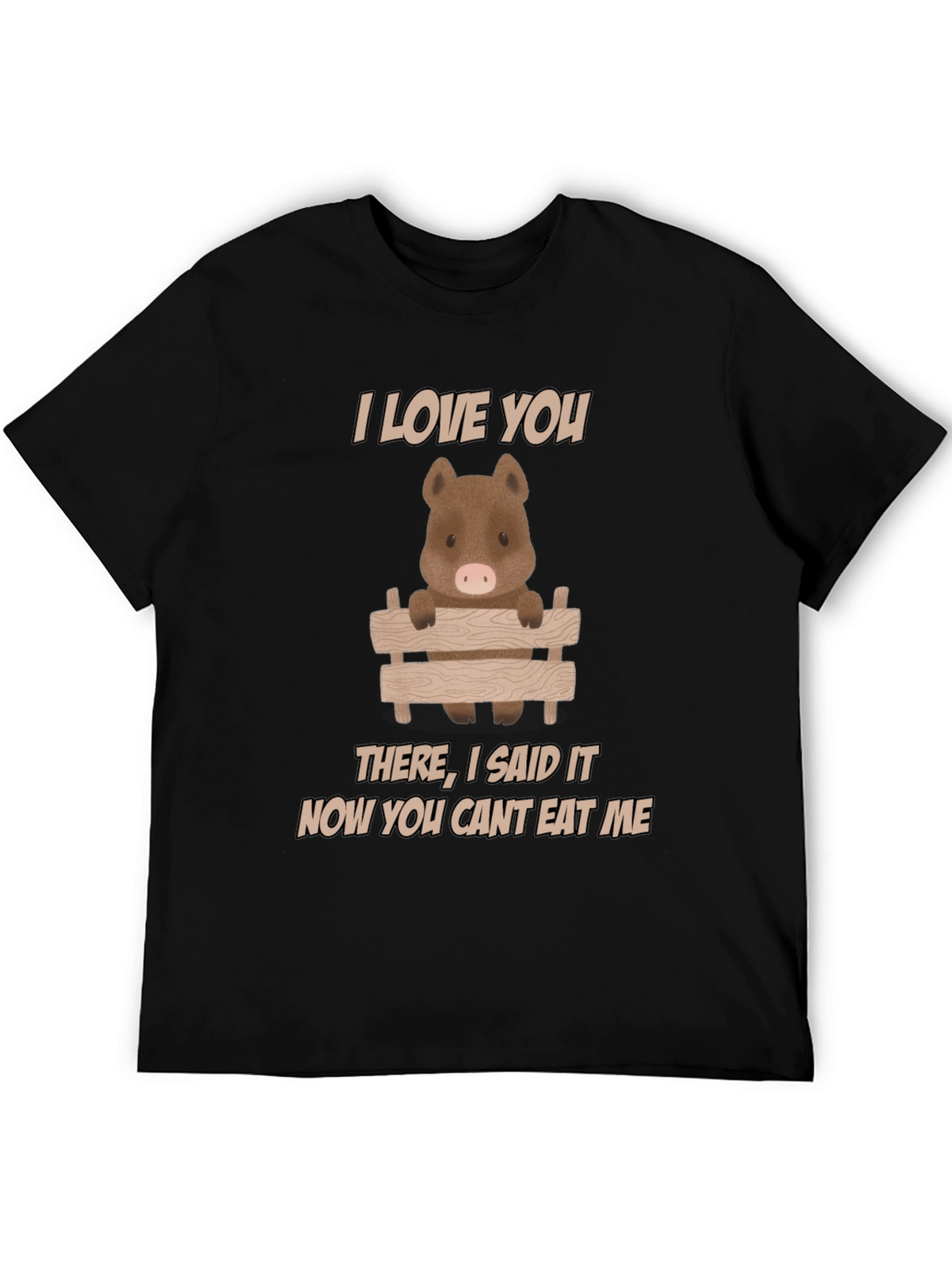 I Love You Pig T-Shirt - Funny Animal Tee