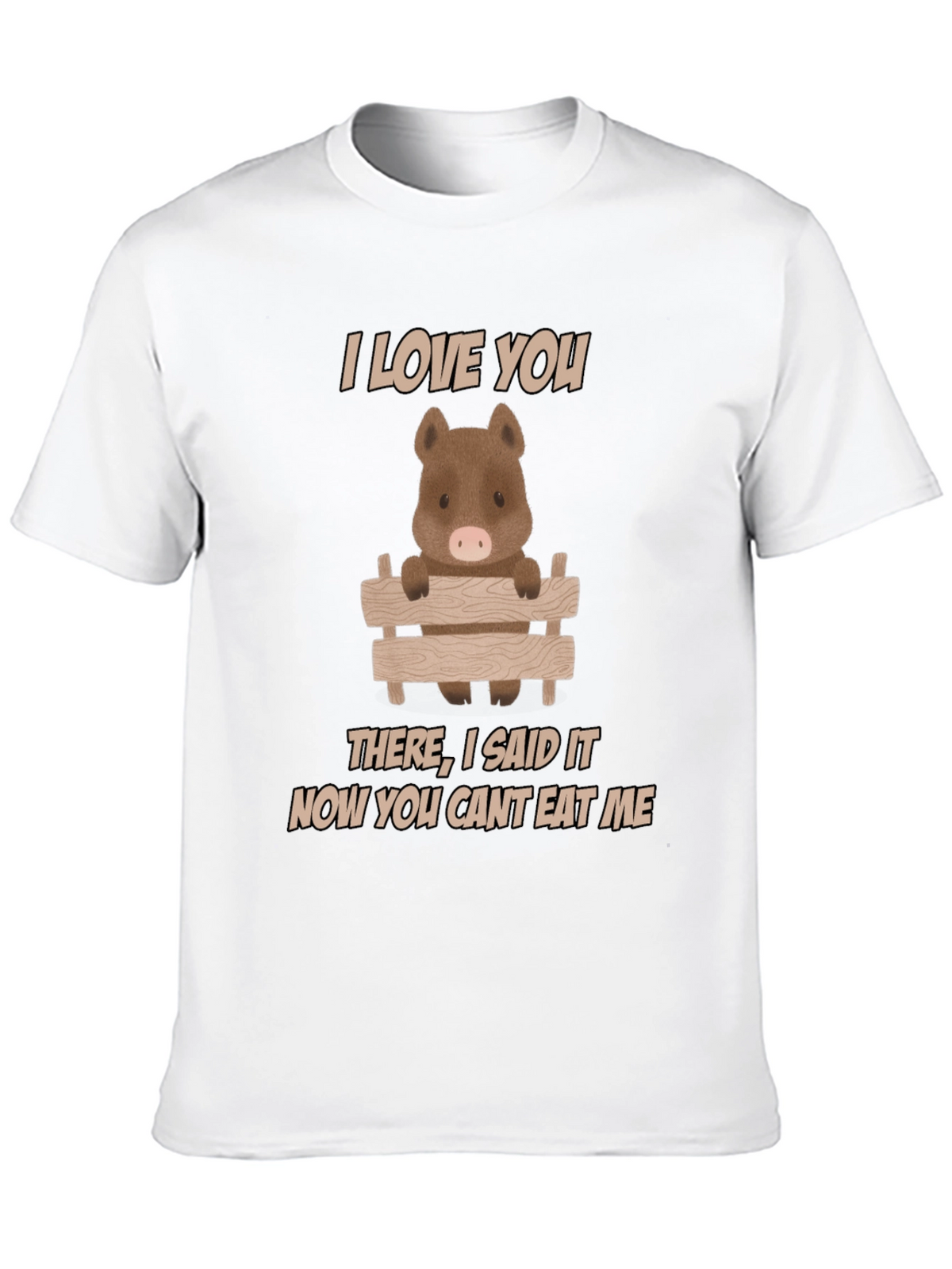 I Love You Pig T-Shirt - Funny Animal Tee