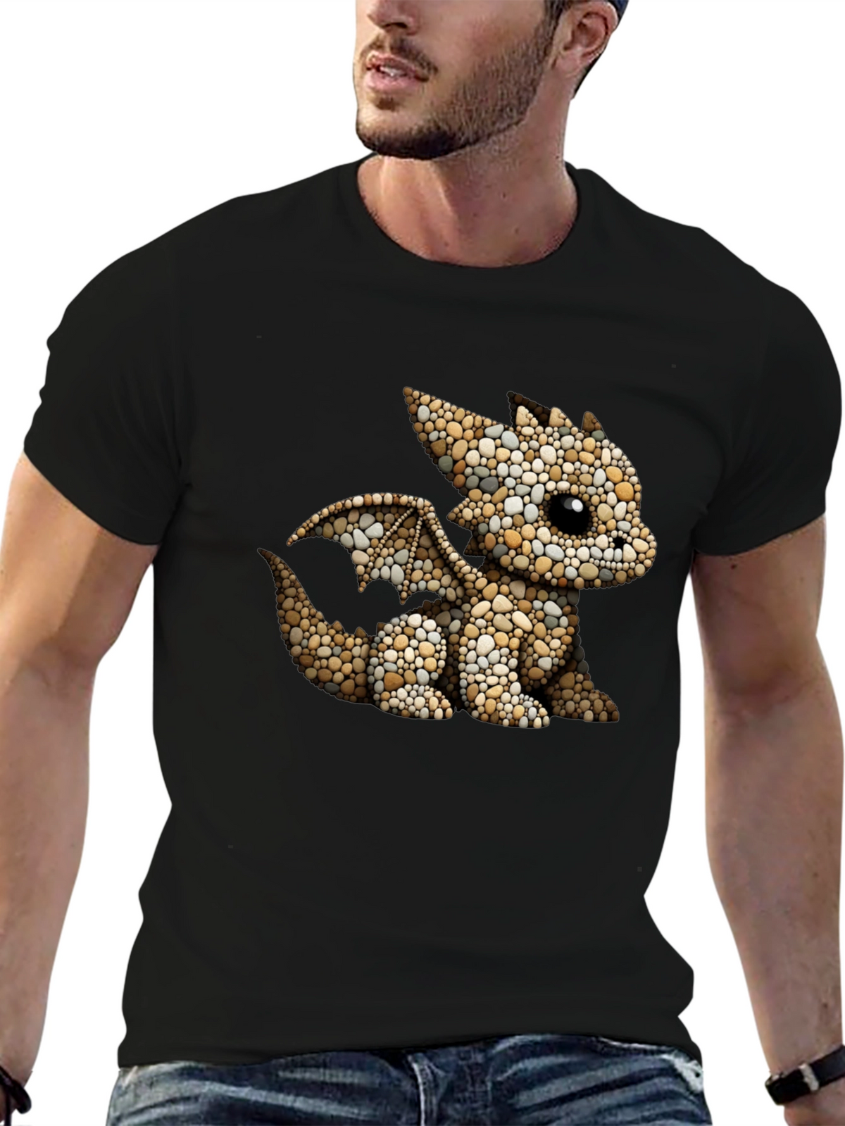Dragon Pebble Art T-Shirt