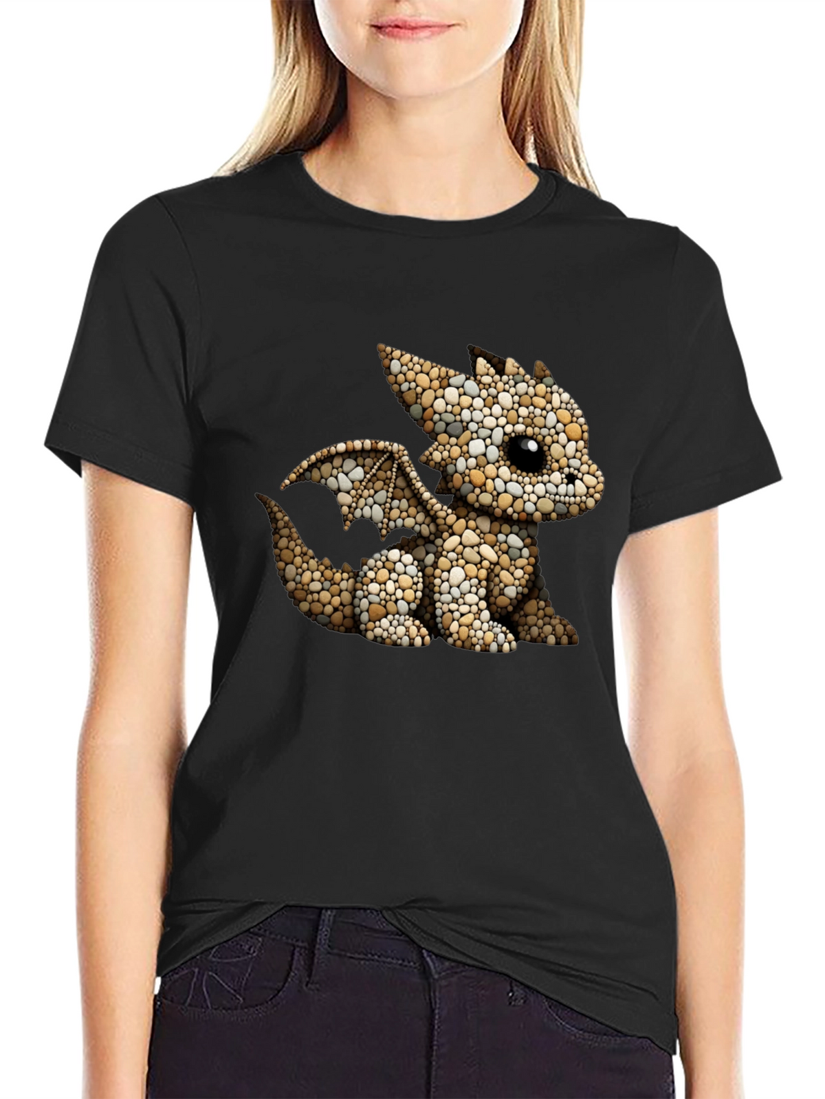 Dragon Pebble Art T-Shirt