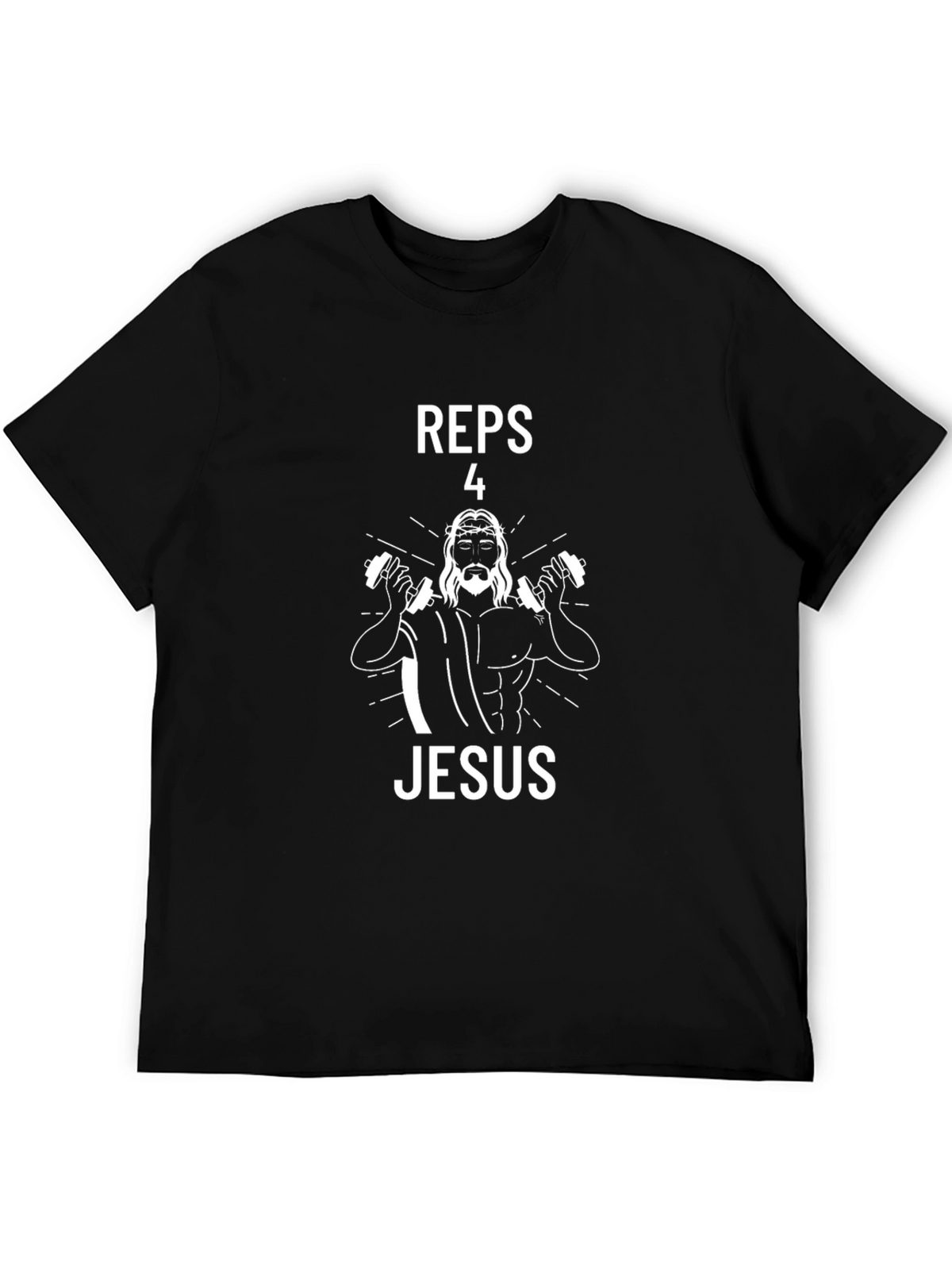 Reps 4 Jesus Graphic T-Shirt - Black