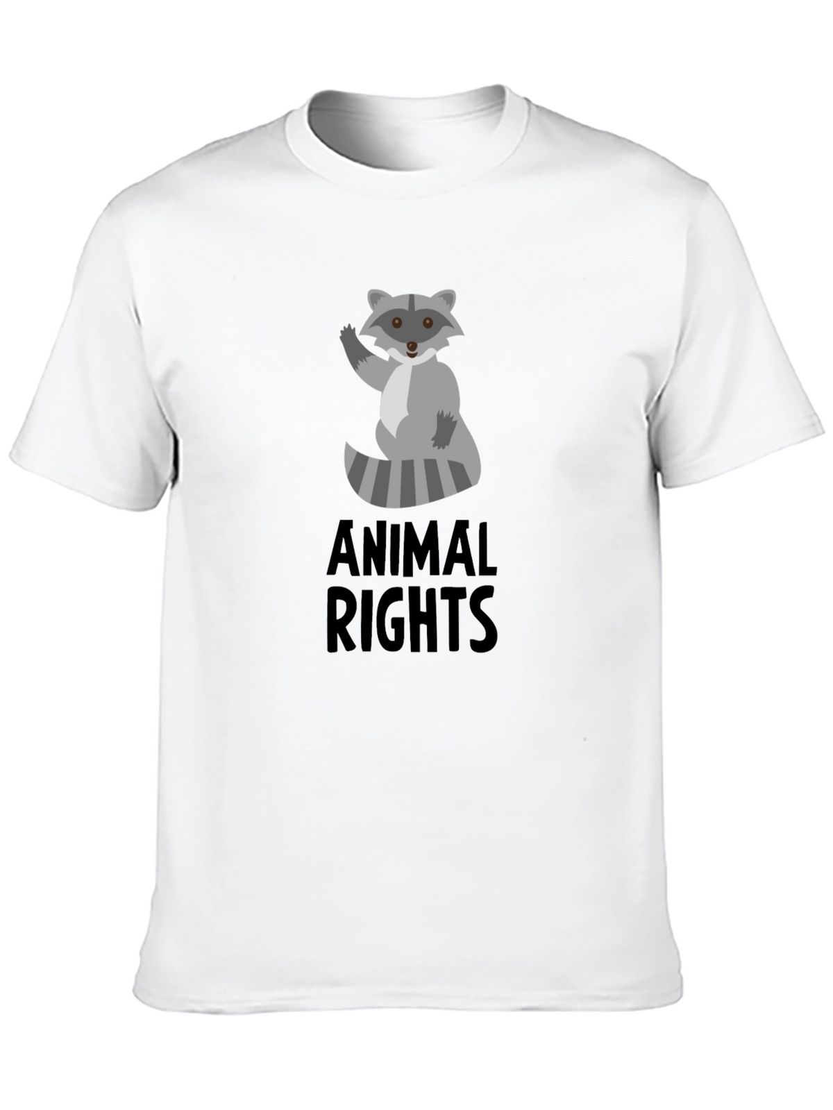 Animal Rights Raccoon Graphic Tee