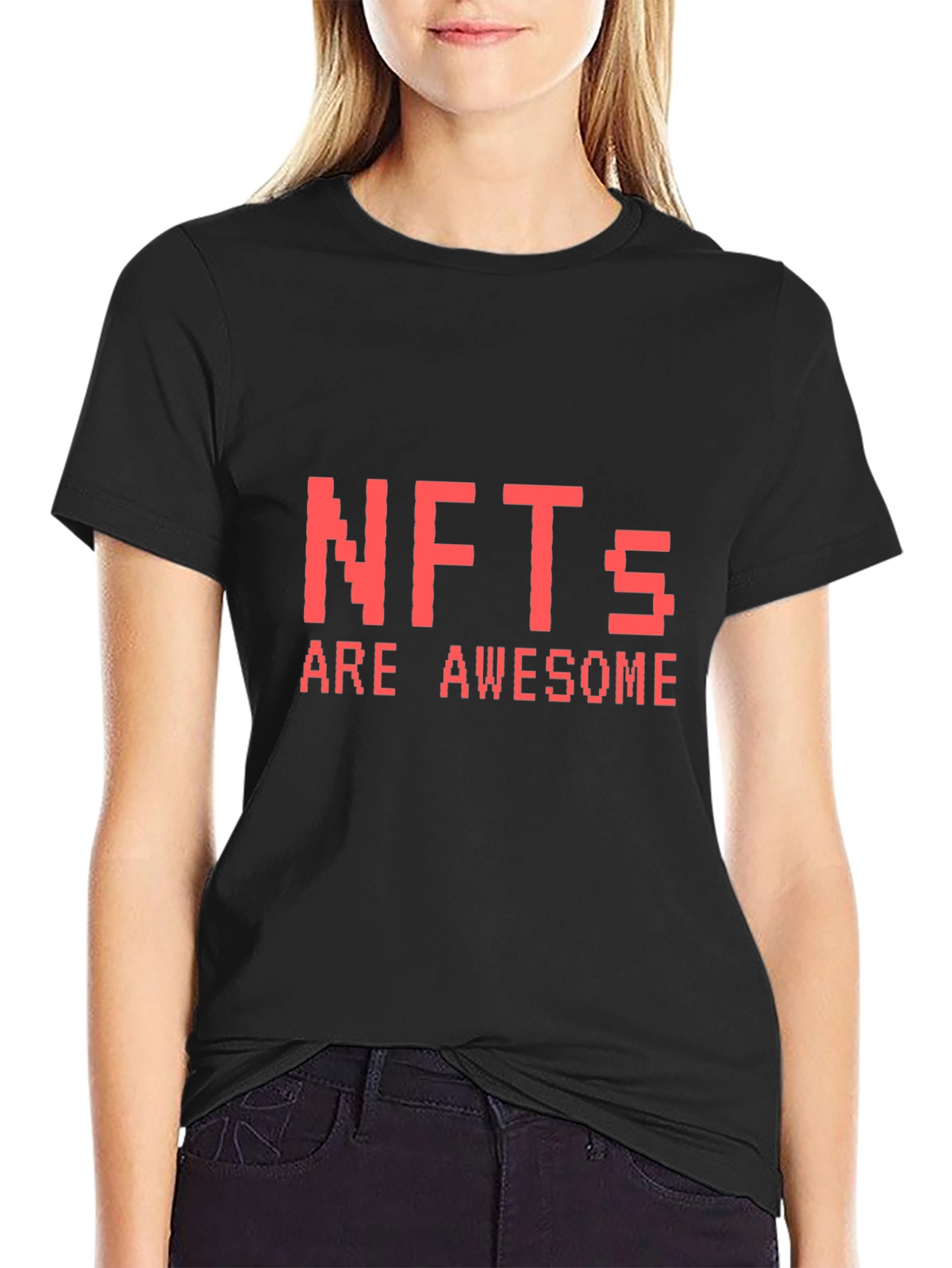 NFTs Are Awesome Black Tee