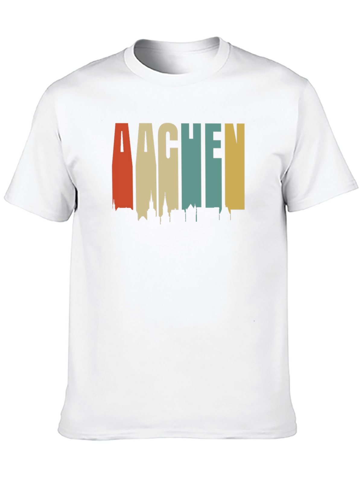 Aachen Skyline Retro T-Shirt