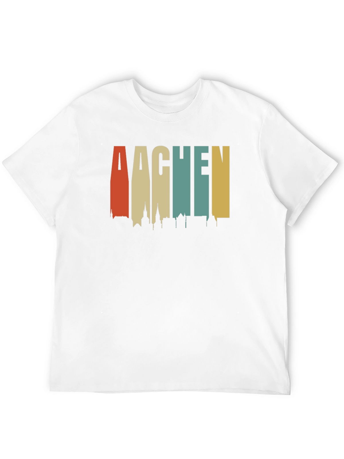 Aachen Skyline Retro T-Shirt