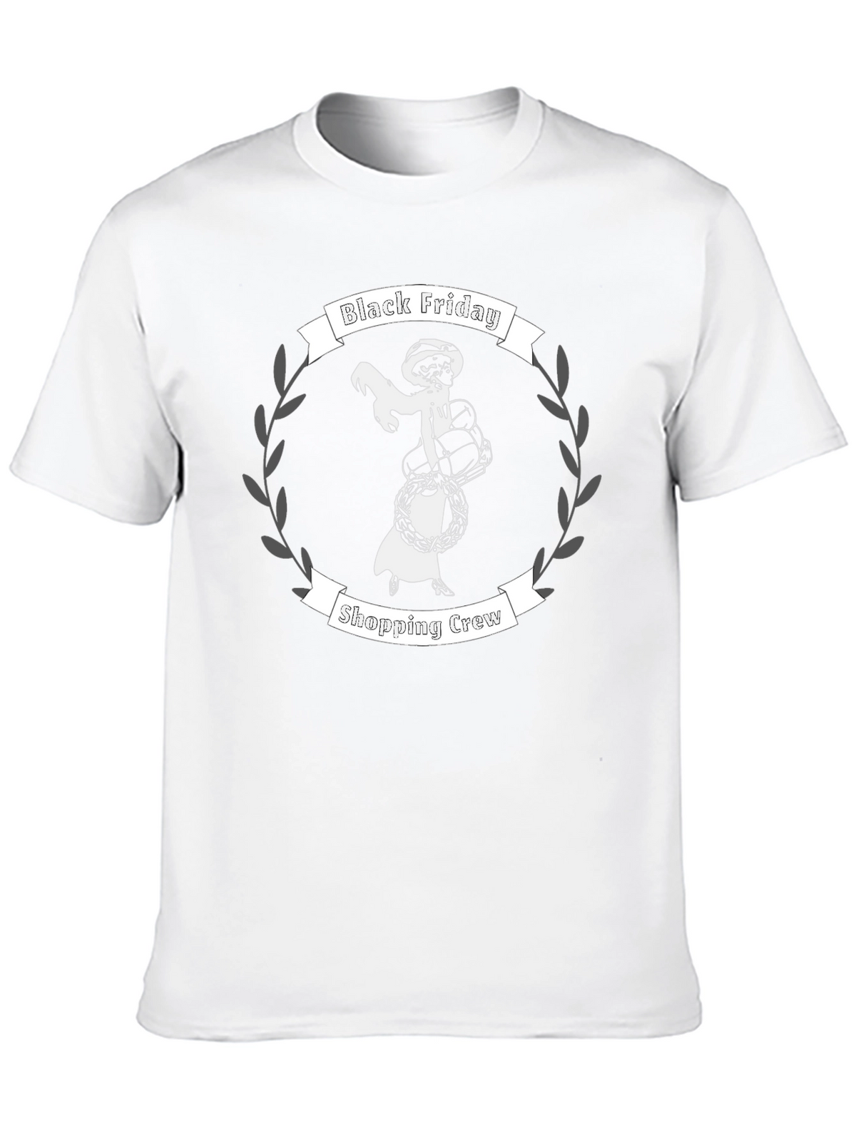 Black Friday Shopping Crew Graphic Tee