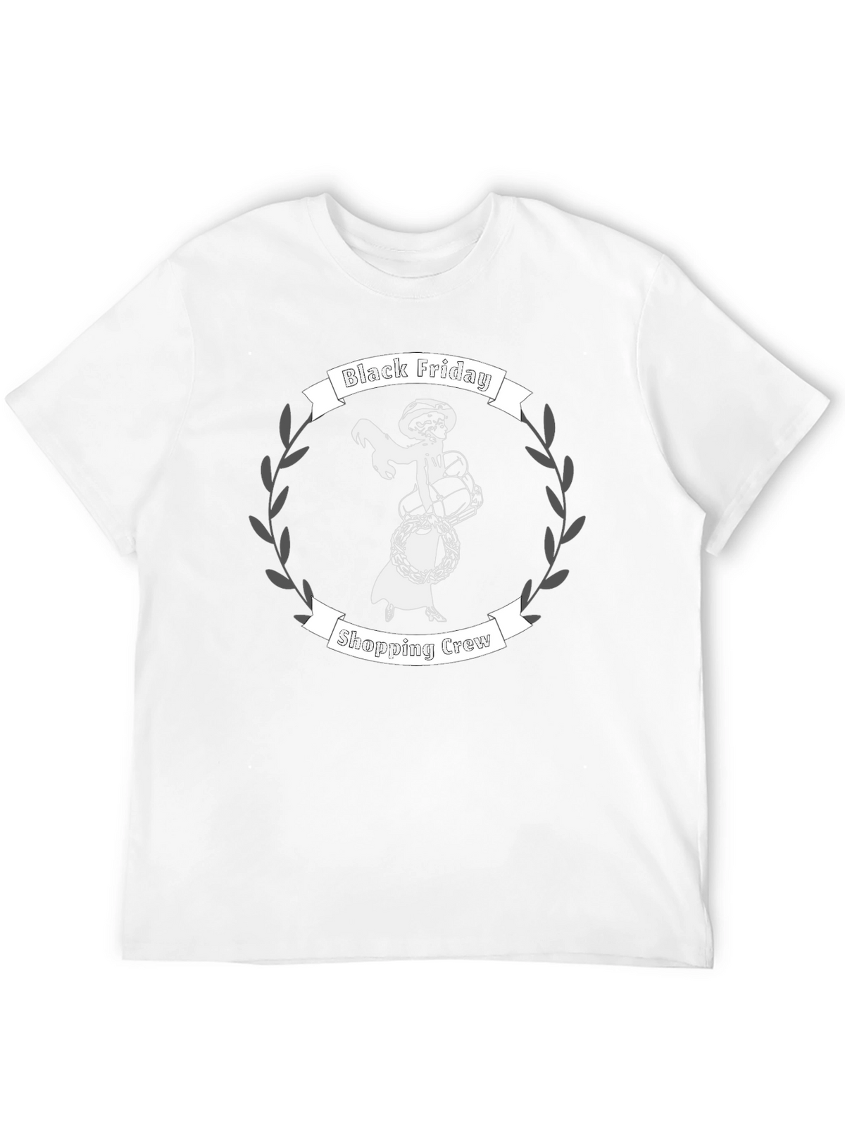 Black Friday Shopping Crew Graphic Tee