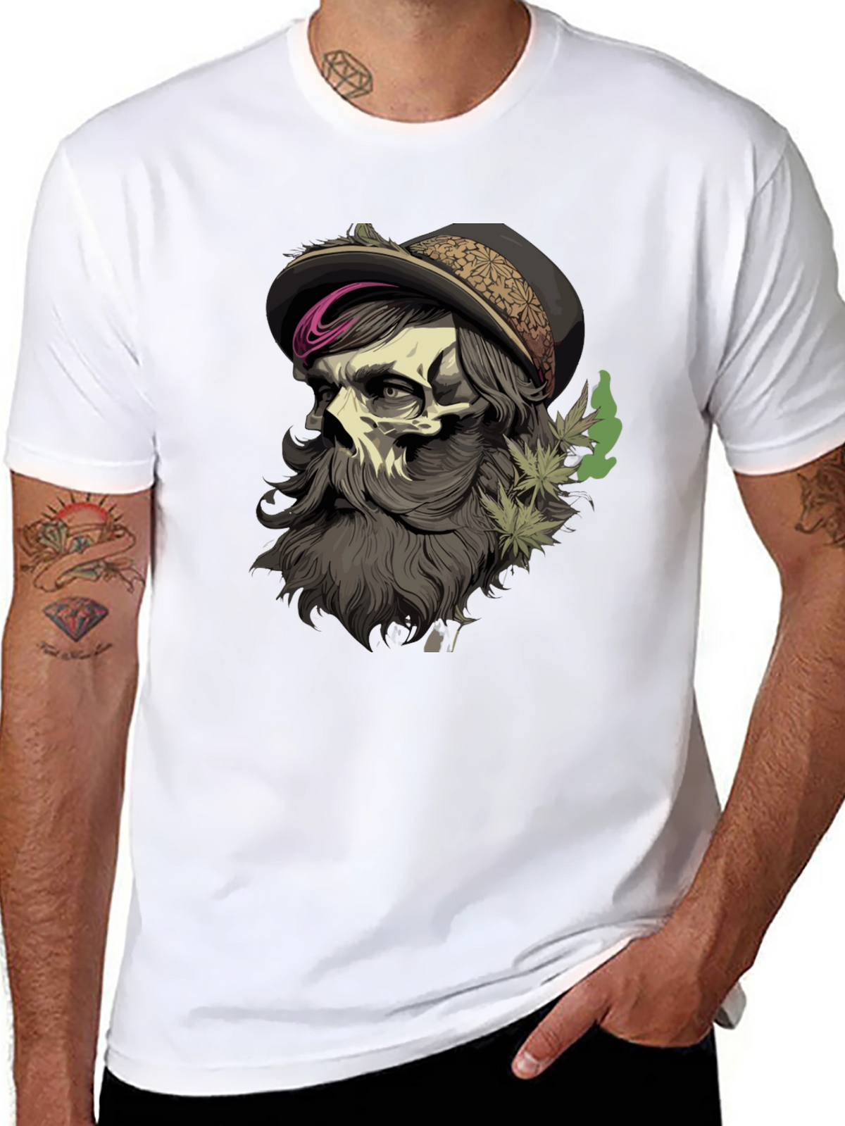 Skull Pirate T-Shirt - Unique Graphic Tee