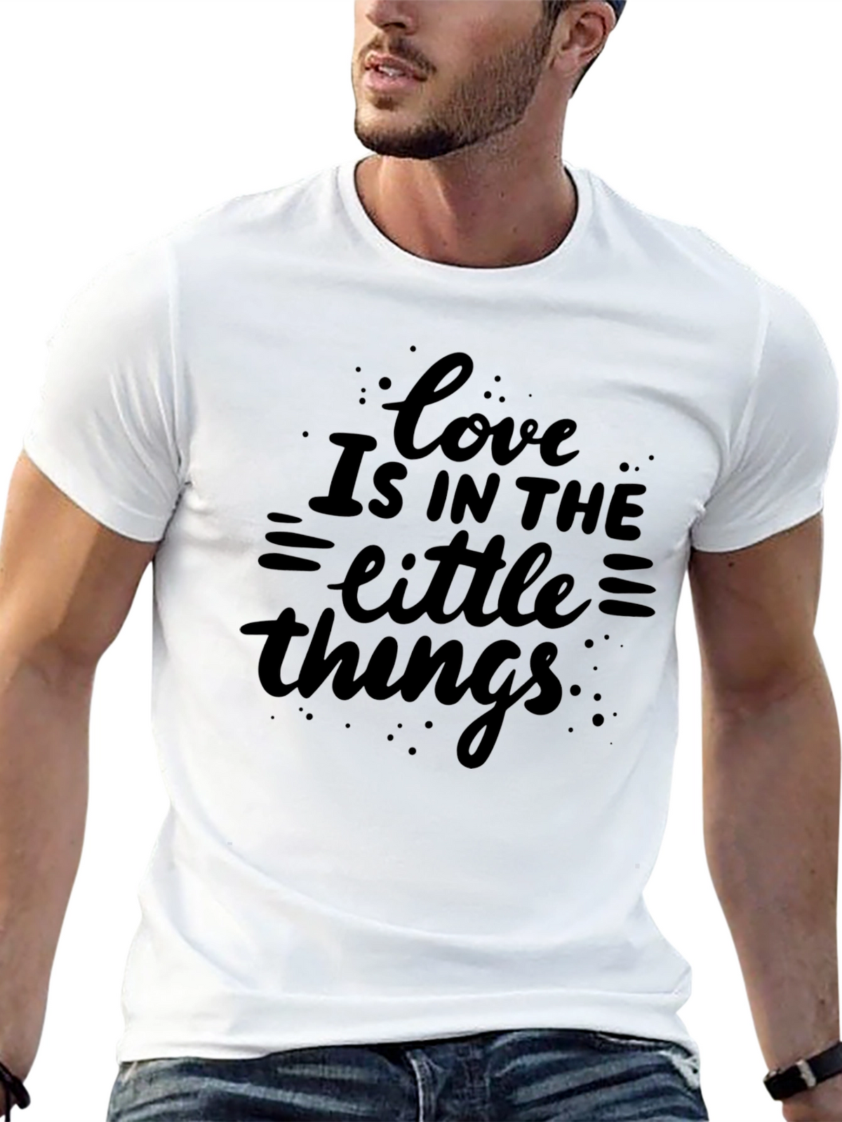Love Is In The Little Things Graphic Tee