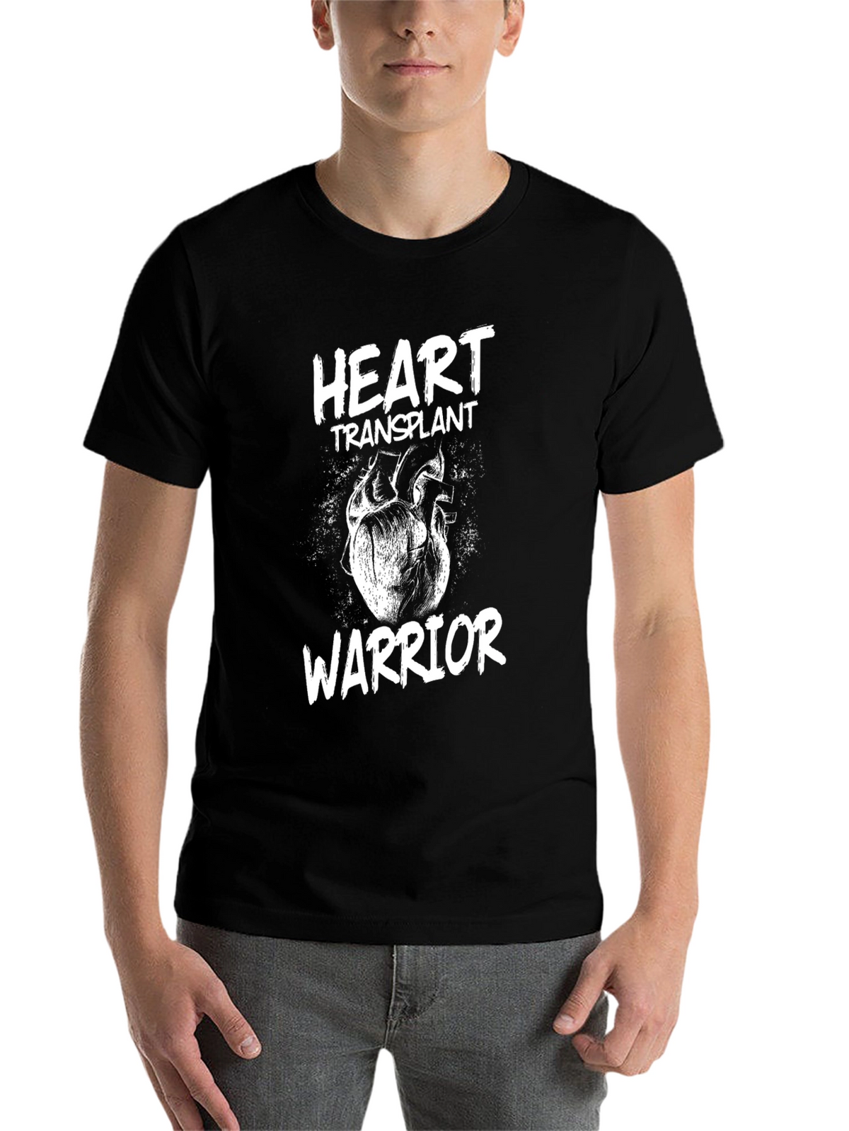Heart Transplant Warrior Graphic T-Shirt