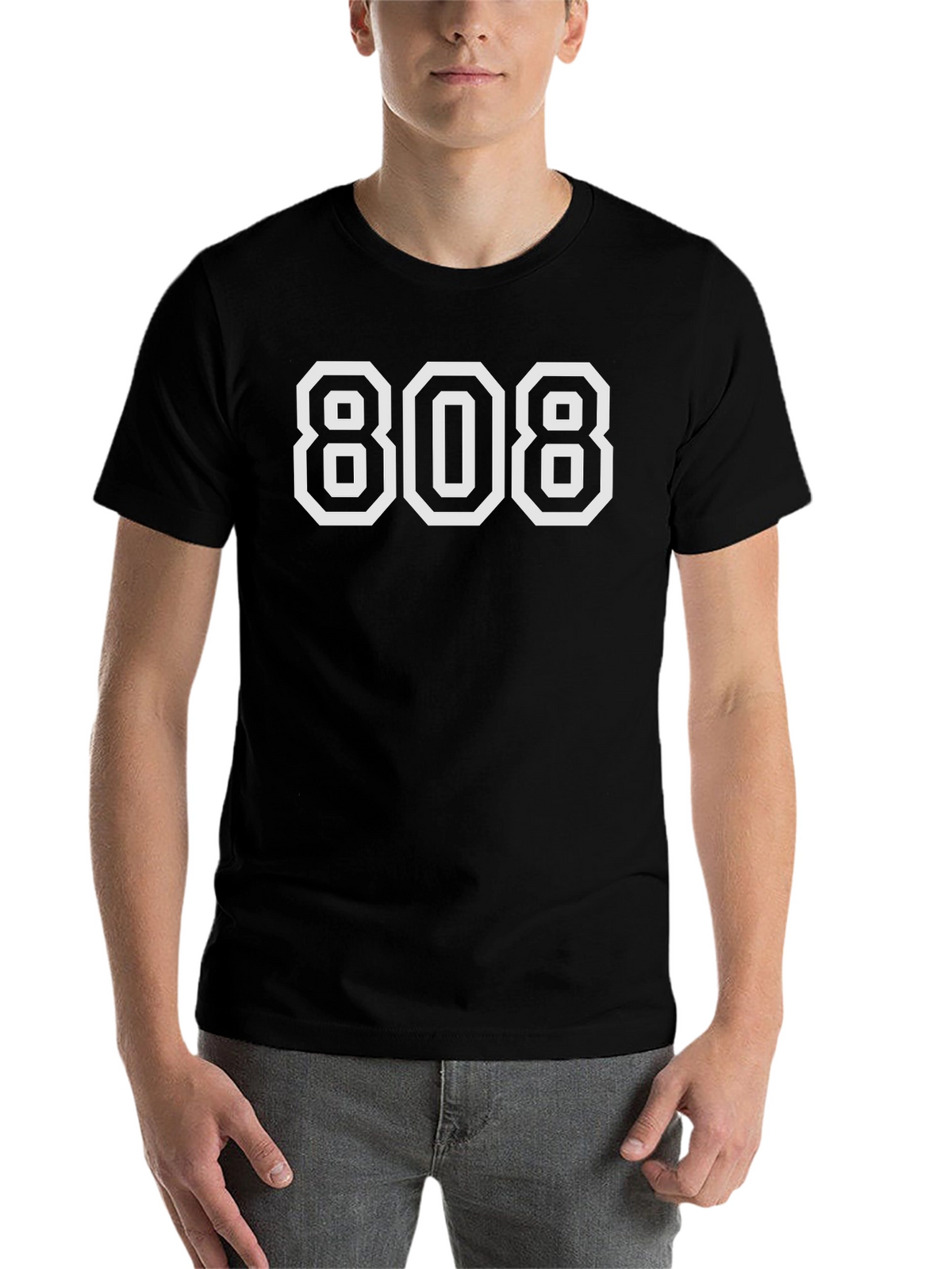 808 Graphic T-Shirt - Classic Number Tee