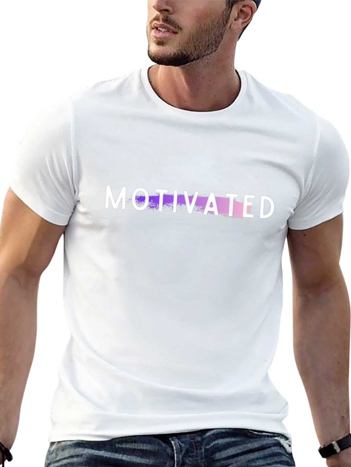 Motivated Graphic Tee - Stylish Comfort