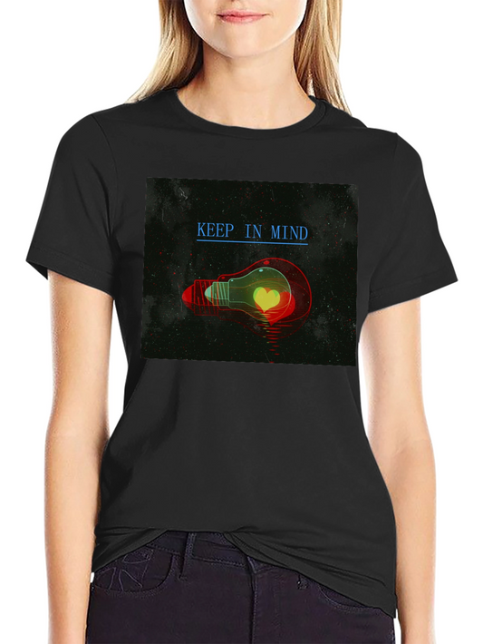 Keep In Mind Bulb Graphic Tee - Stylish Comfort