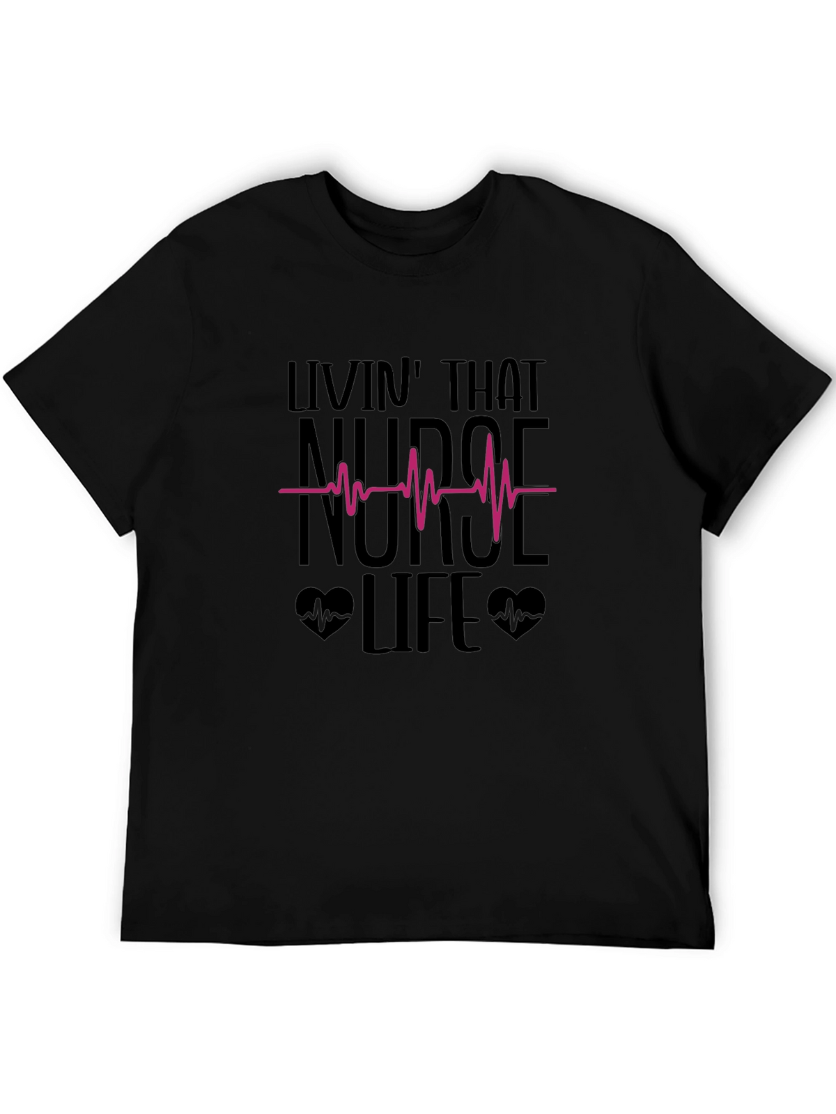 Nurse Life T-Shirt - Black
