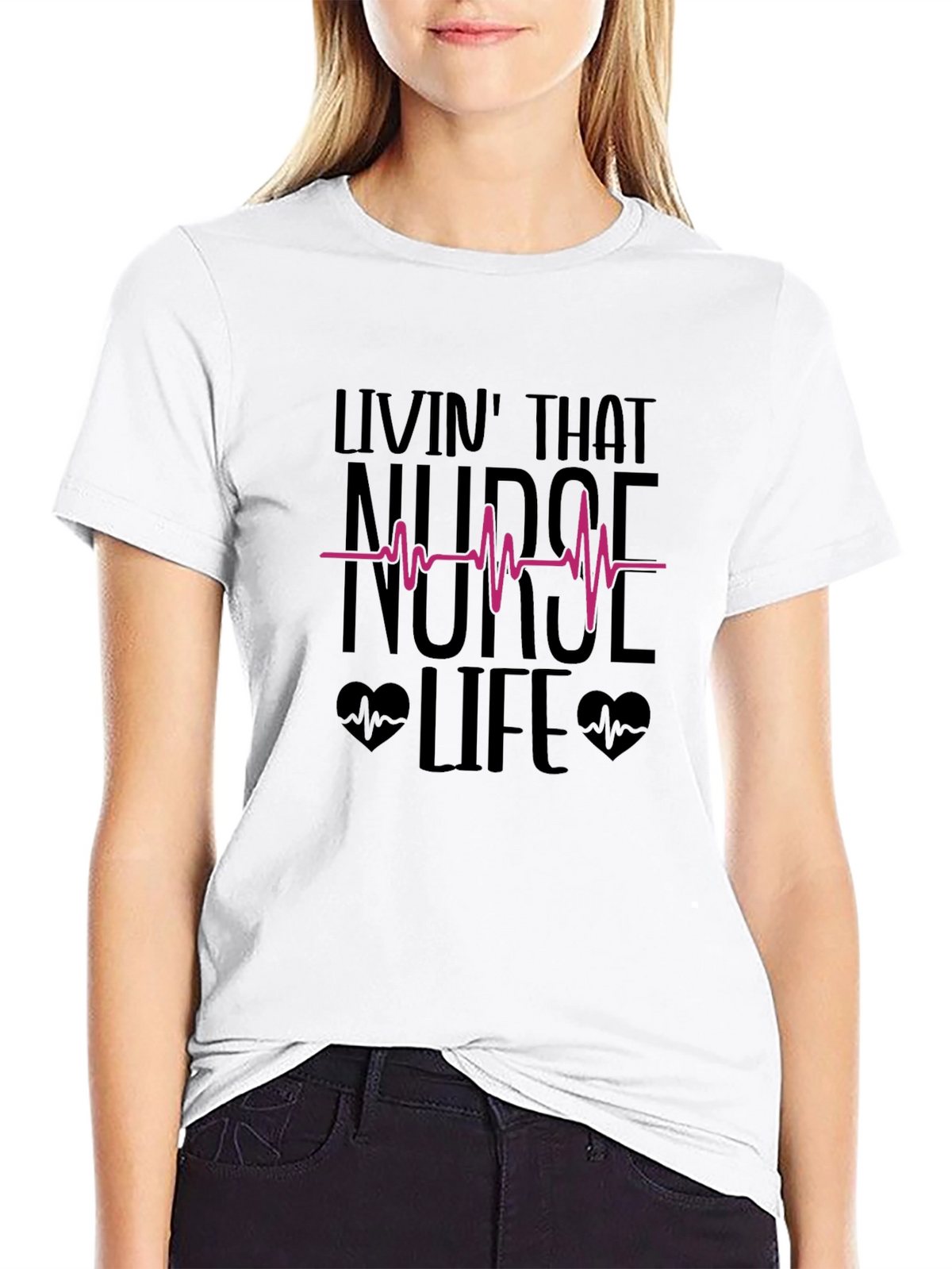 Nurse Life T-Shirt - Black